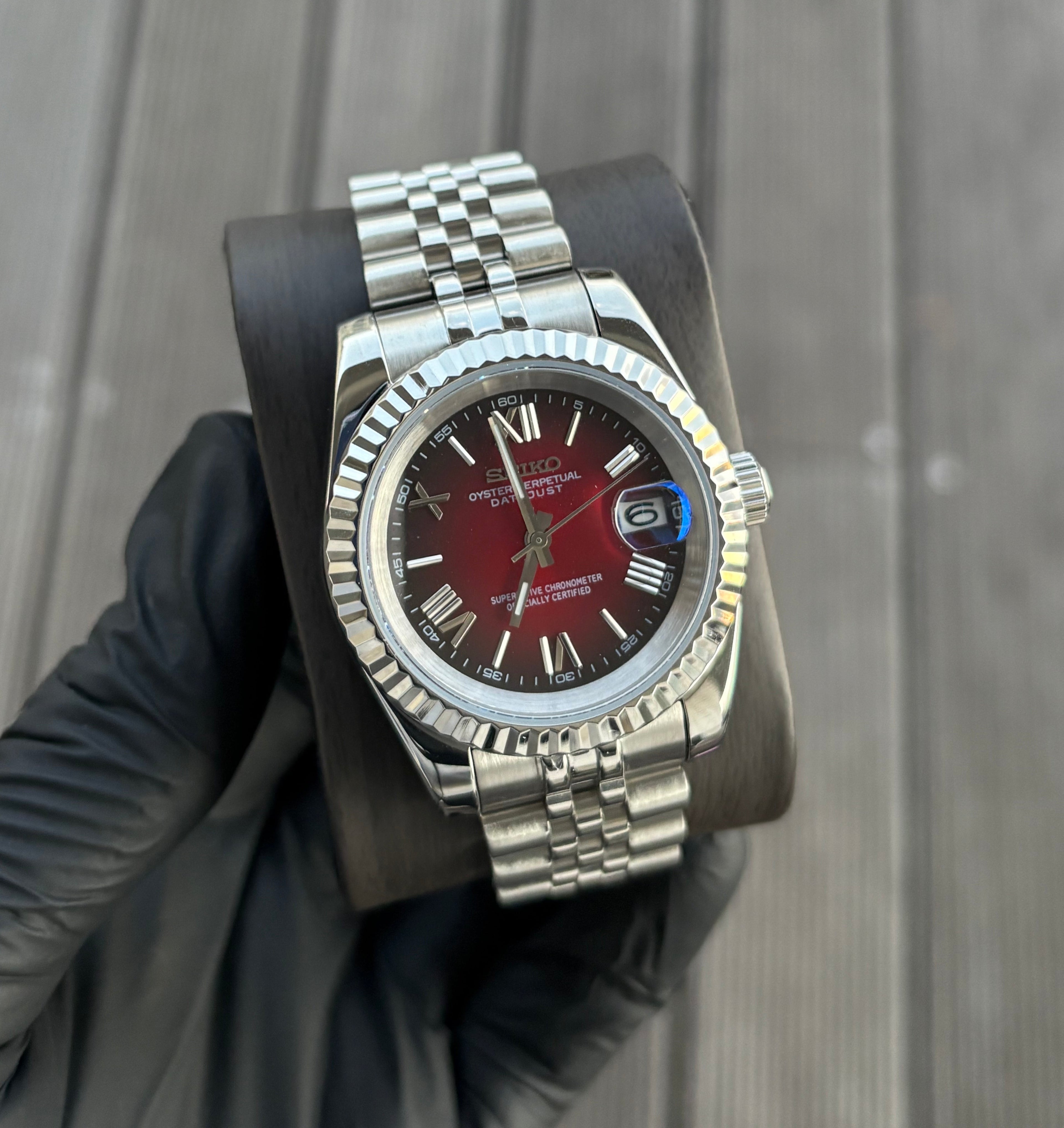 Seiko Mod Datejust | Cherry