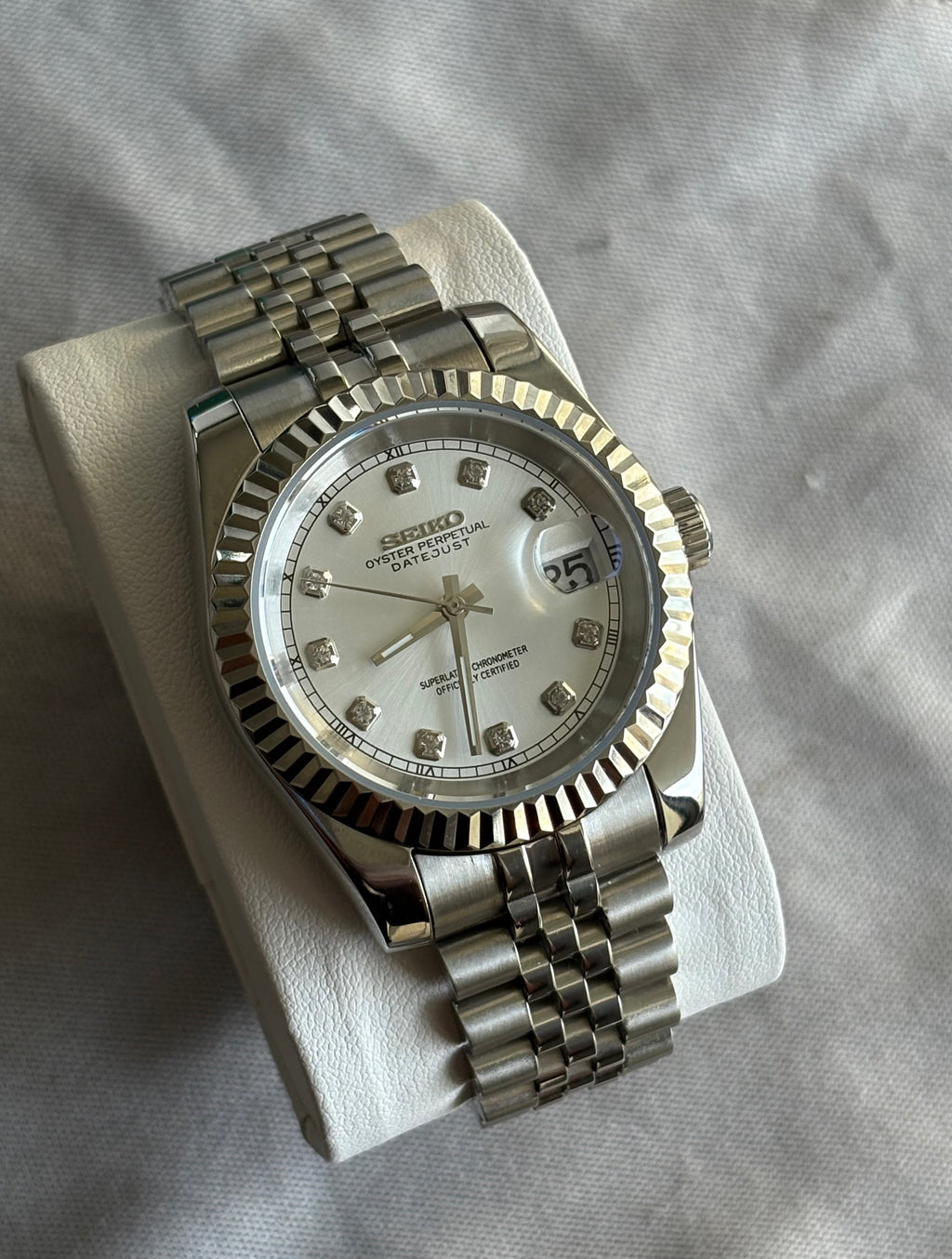 Seiko Mod Datejust | Index Diamants