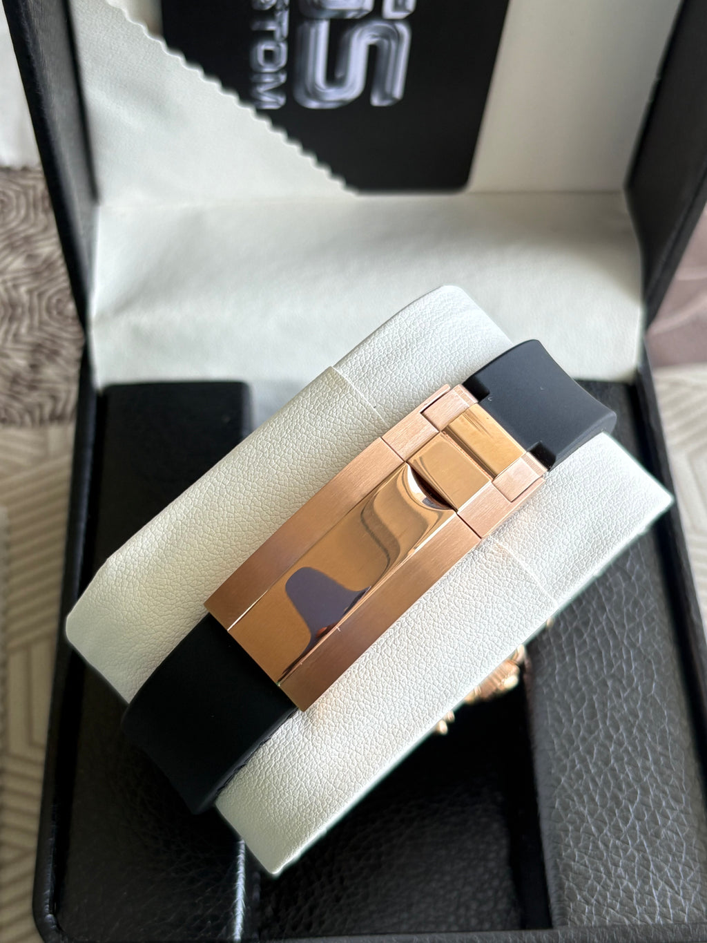 Seiko Mod Daytona Oysterflex |Everose