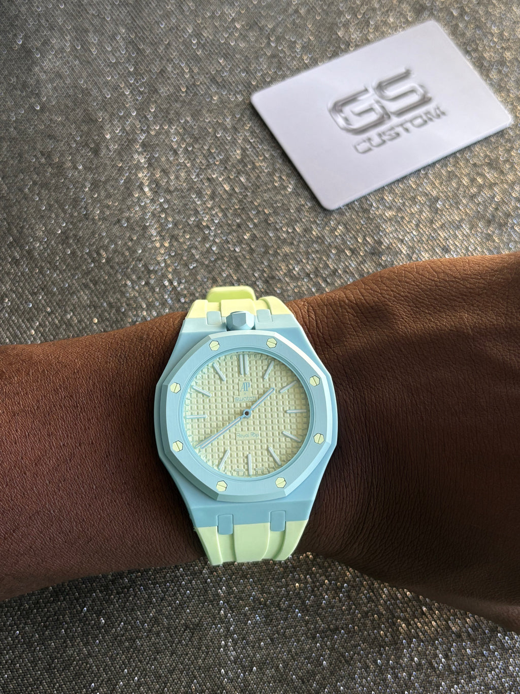 SWATCH X AP ROYAL POP CUSTOM | BLAUE ACHT