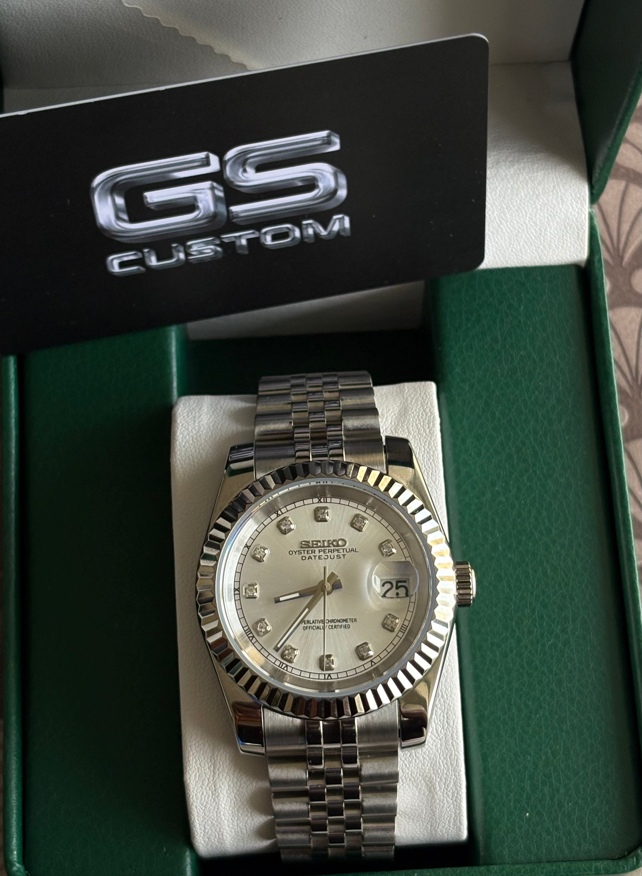 Seiko Mod Datejust | Index Diamants