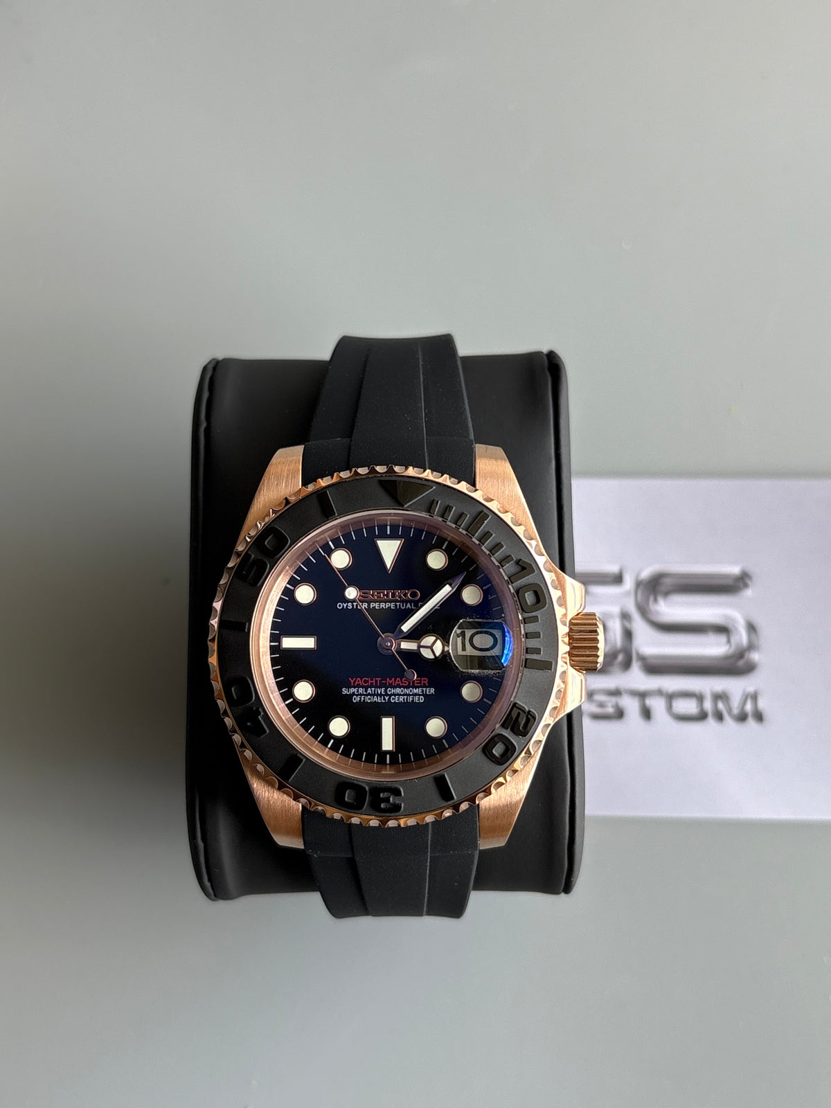 Seiko Mod Yacht-Master | Or Rose