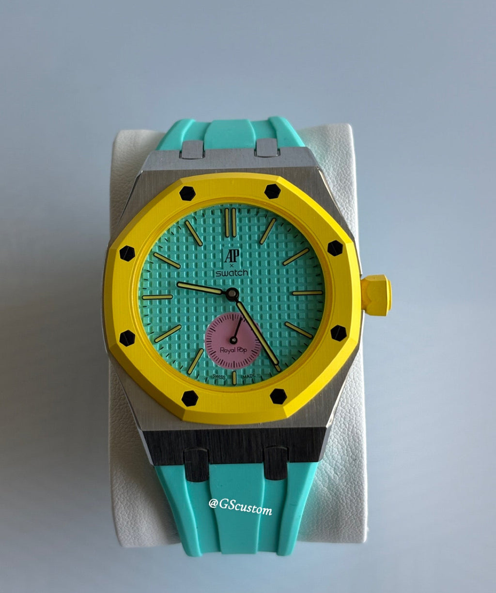 SWATCH X AP ROYAL POP CUSTOM | OTG ROZ Tiffany