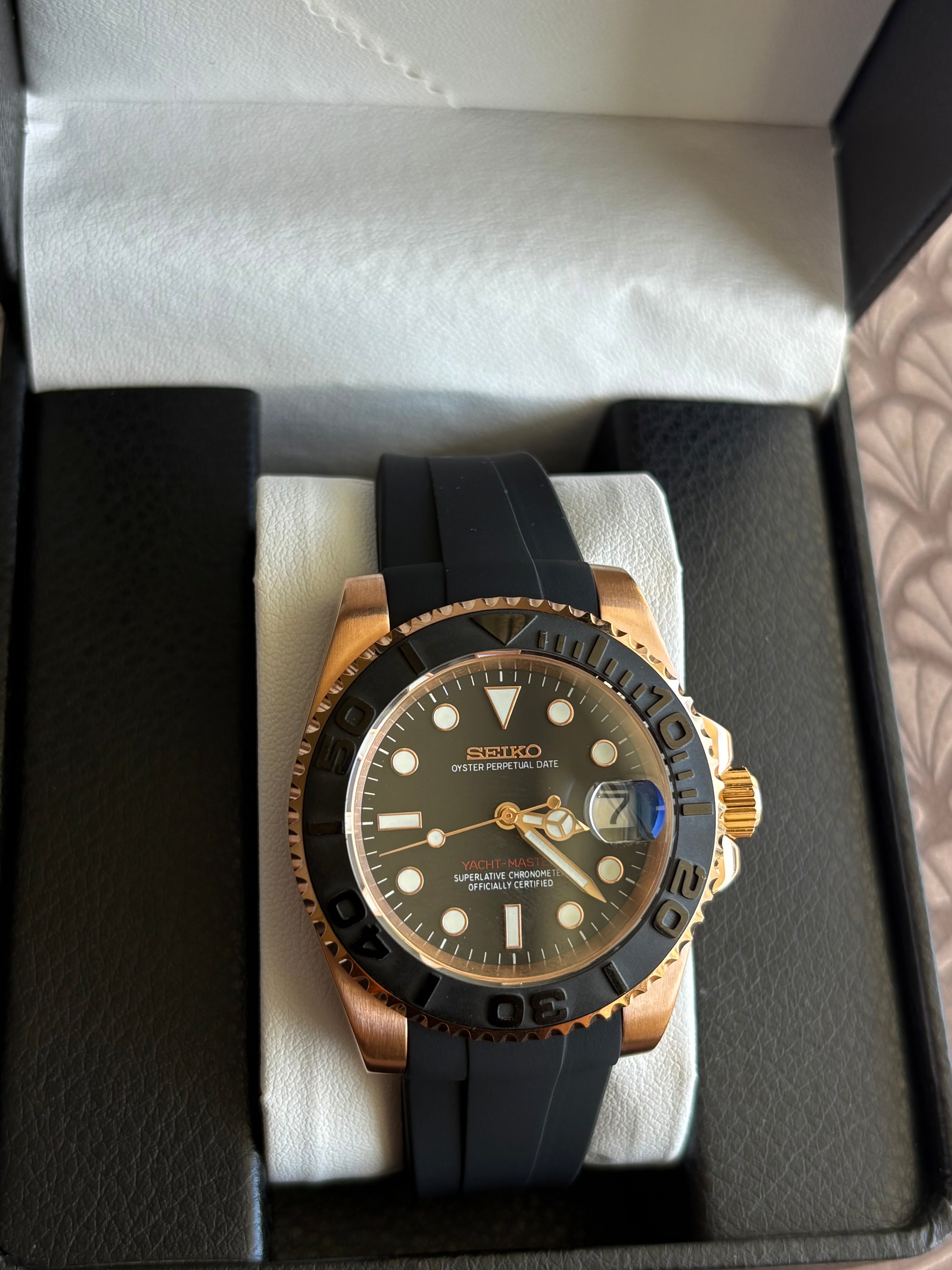 Seiko Mod Yacht-Master | Or Rose