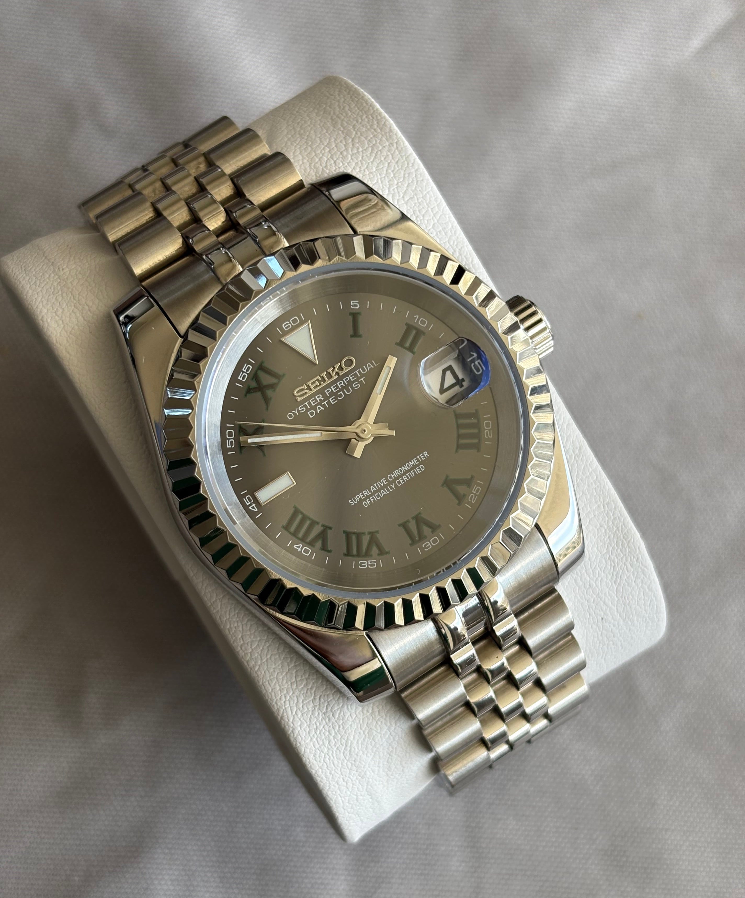 Seiko Mod Datejust | Wimbledon
