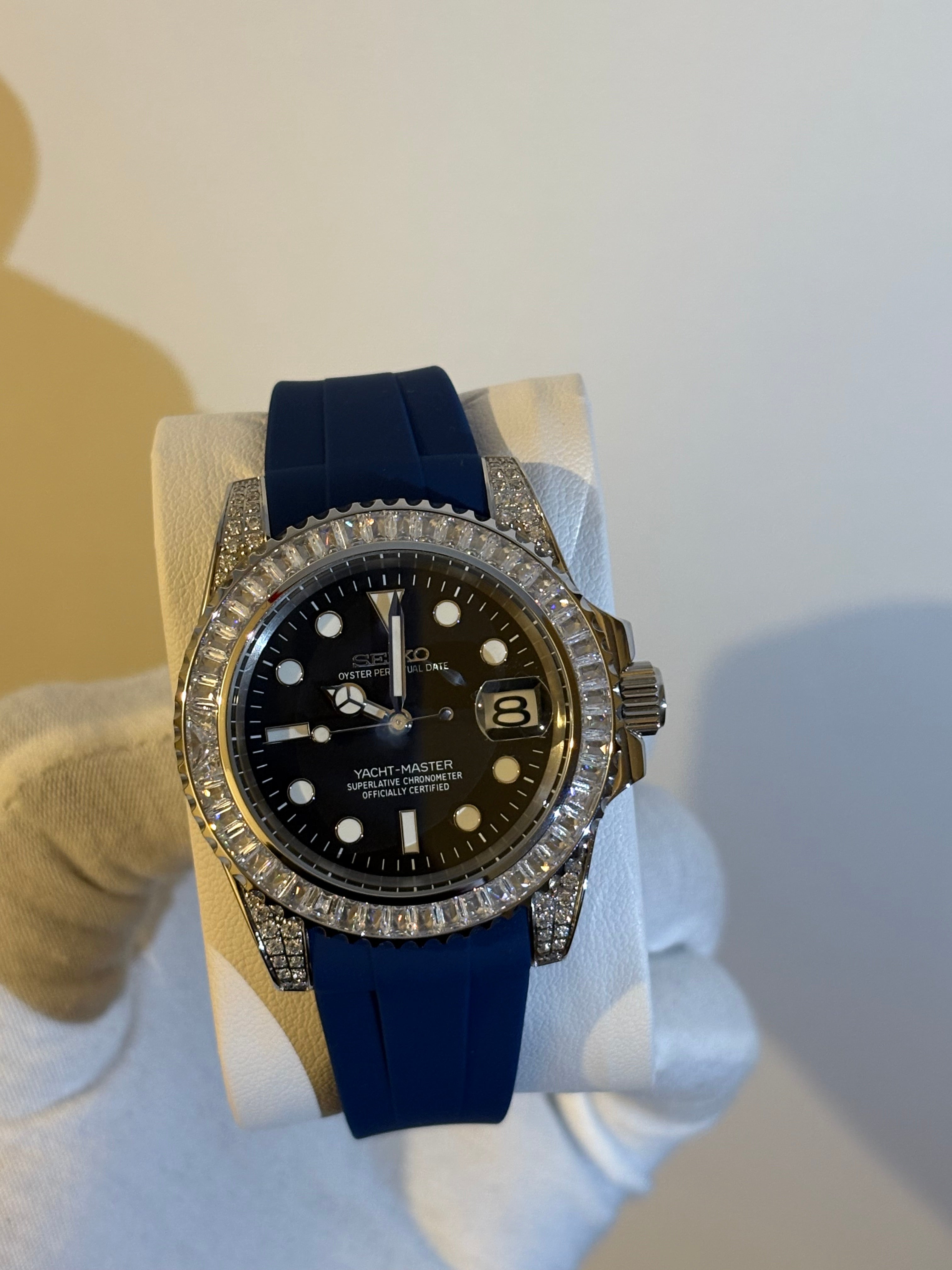 Seiko Mod Yacht-Master | VVS Bleue Marine