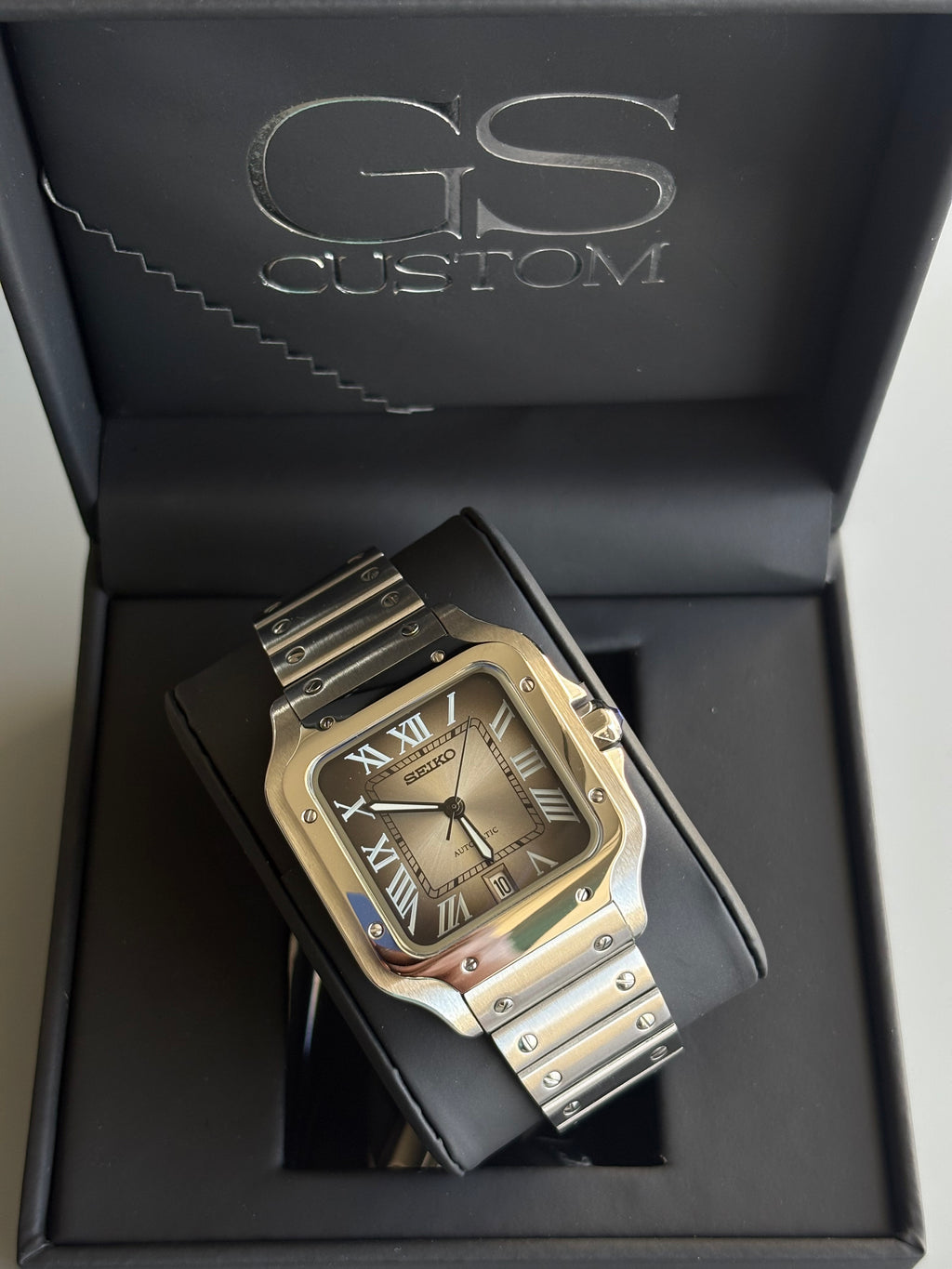 Seiko Mod Santos | Silver