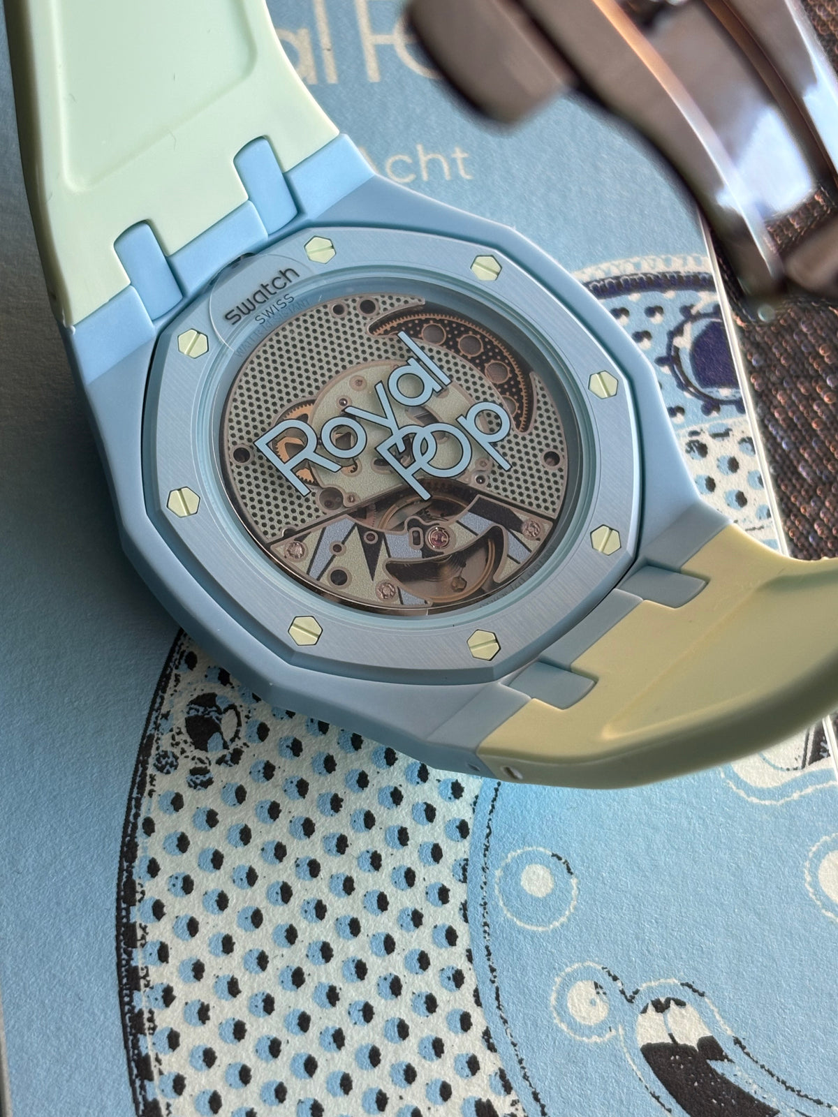 SWATCH X AP ROYAL POP CUSTOM | BLAUE ACHT