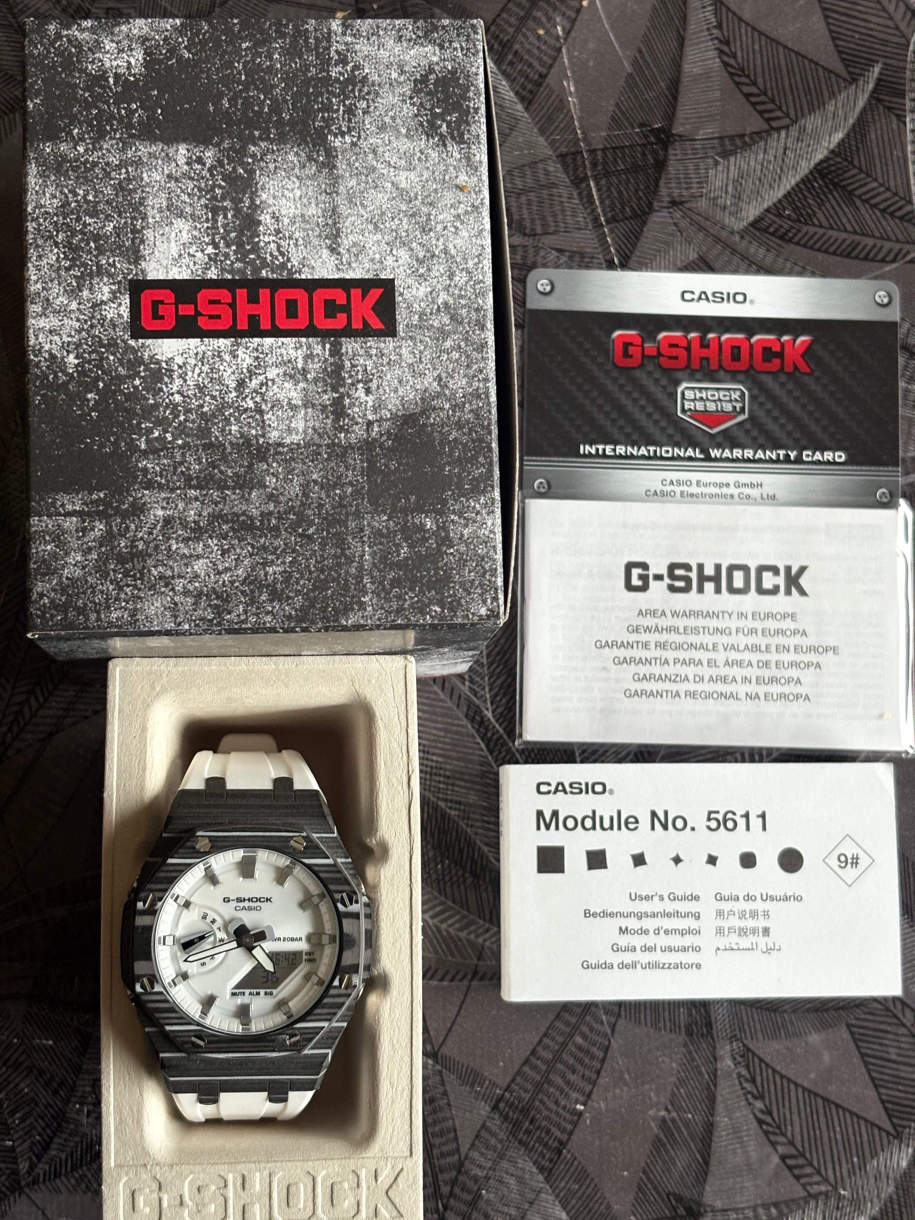G-Shock Custom | Carbone Z White Dial