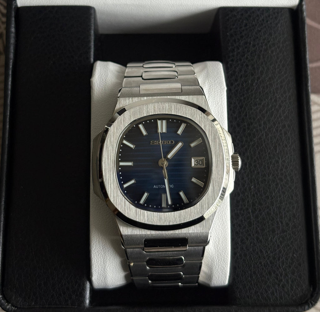 Seiko Mod Nautilus | Bleu Marine