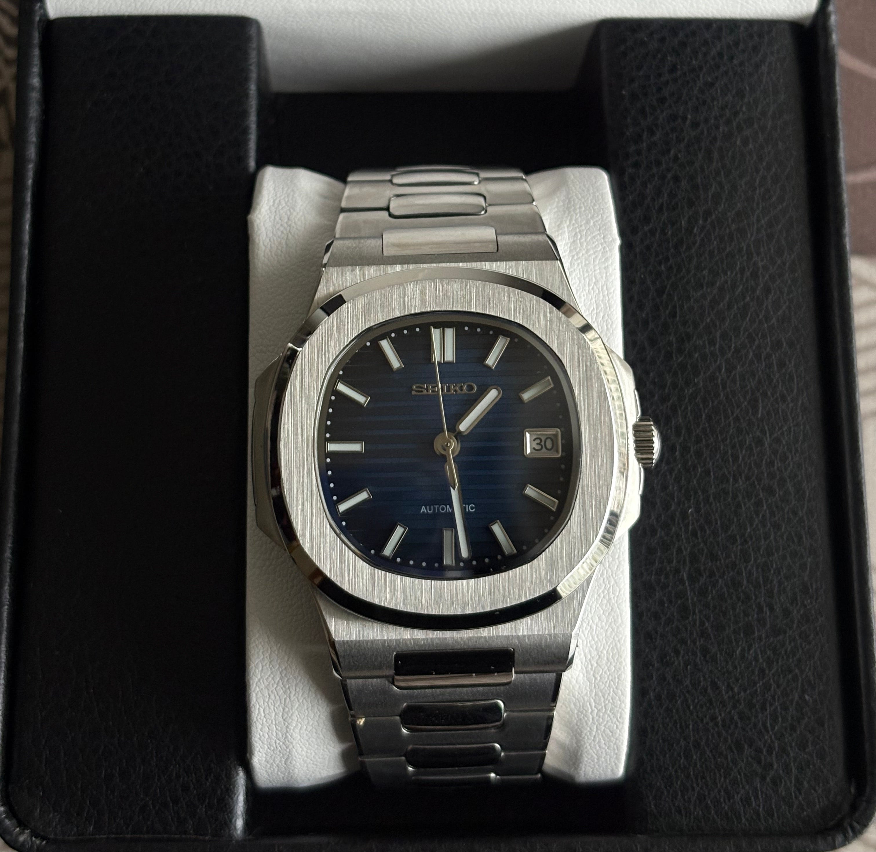 Seiko Mod Nautilus | Bleu Marine