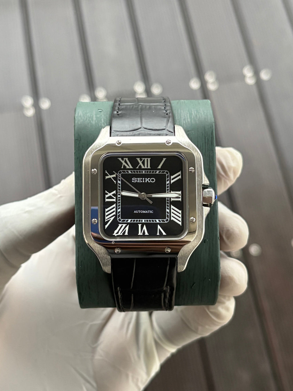 Seiko Mod Santos Python | Noir