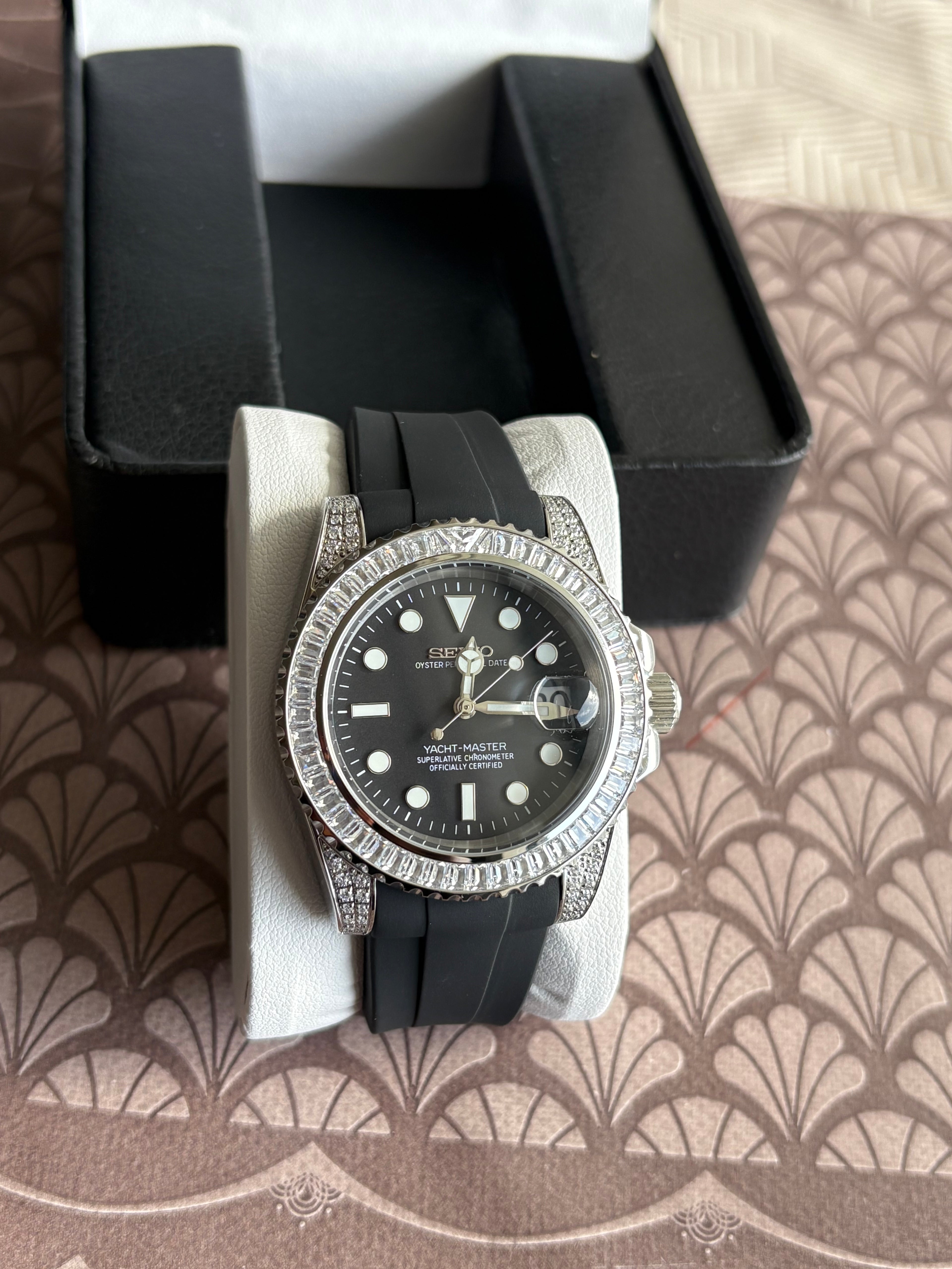 Seiko Mod Yacht-Master | Black VVS