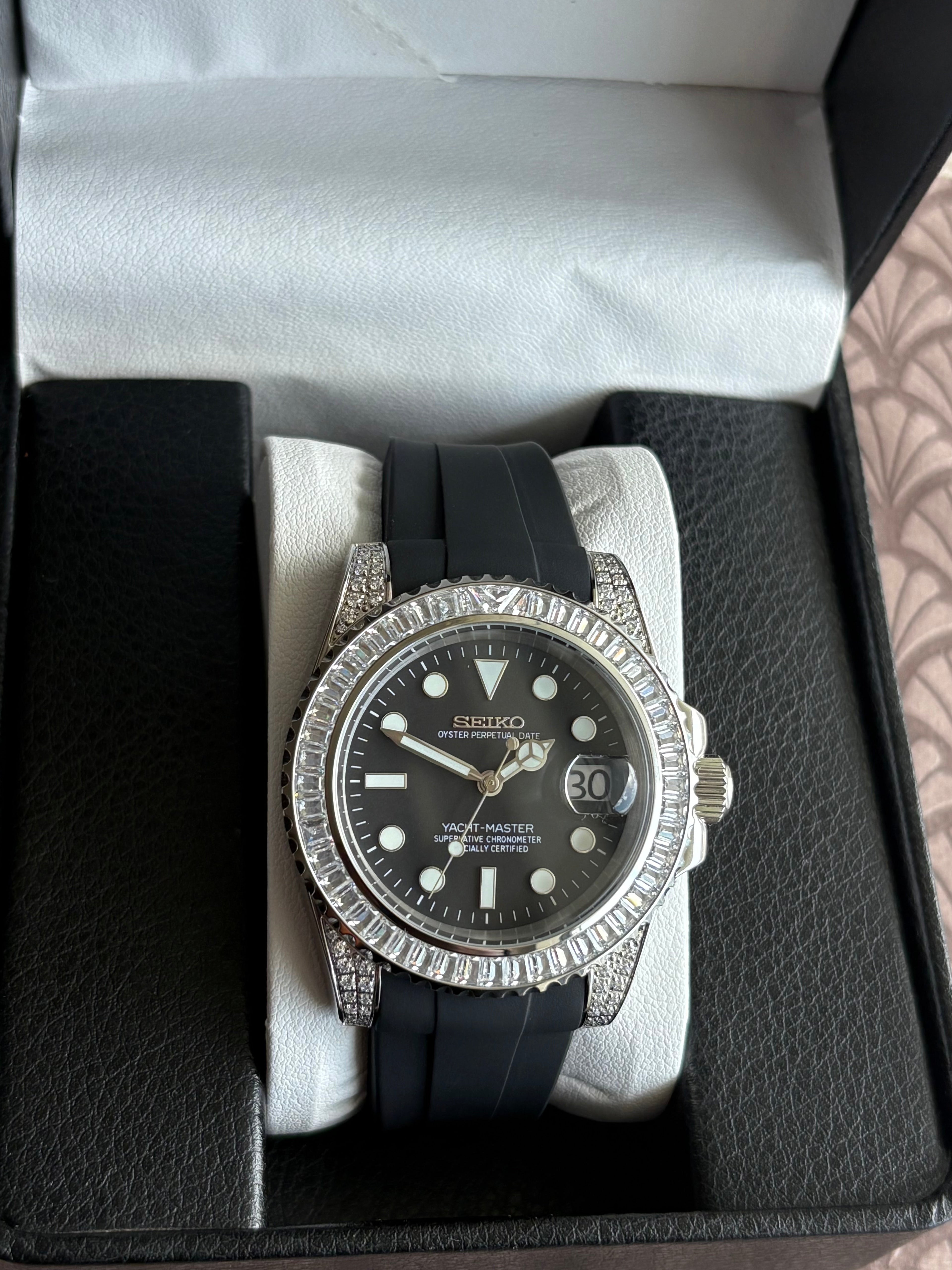 Seiko Mod Yacht-Master | Black VVS