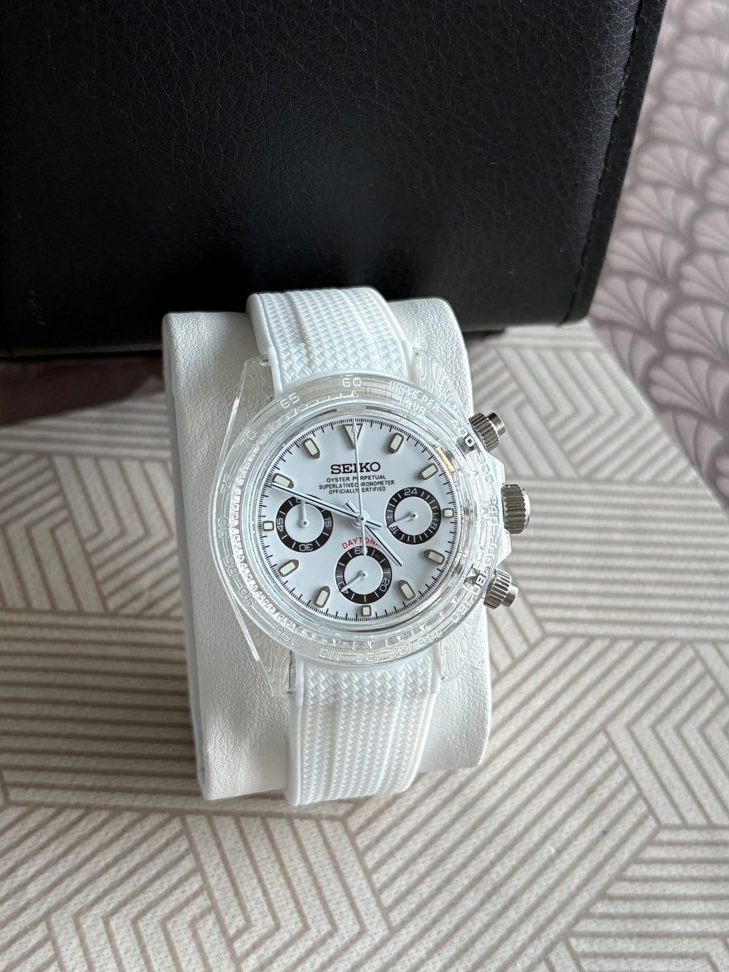 Seiko Mod VK63 | White Snow