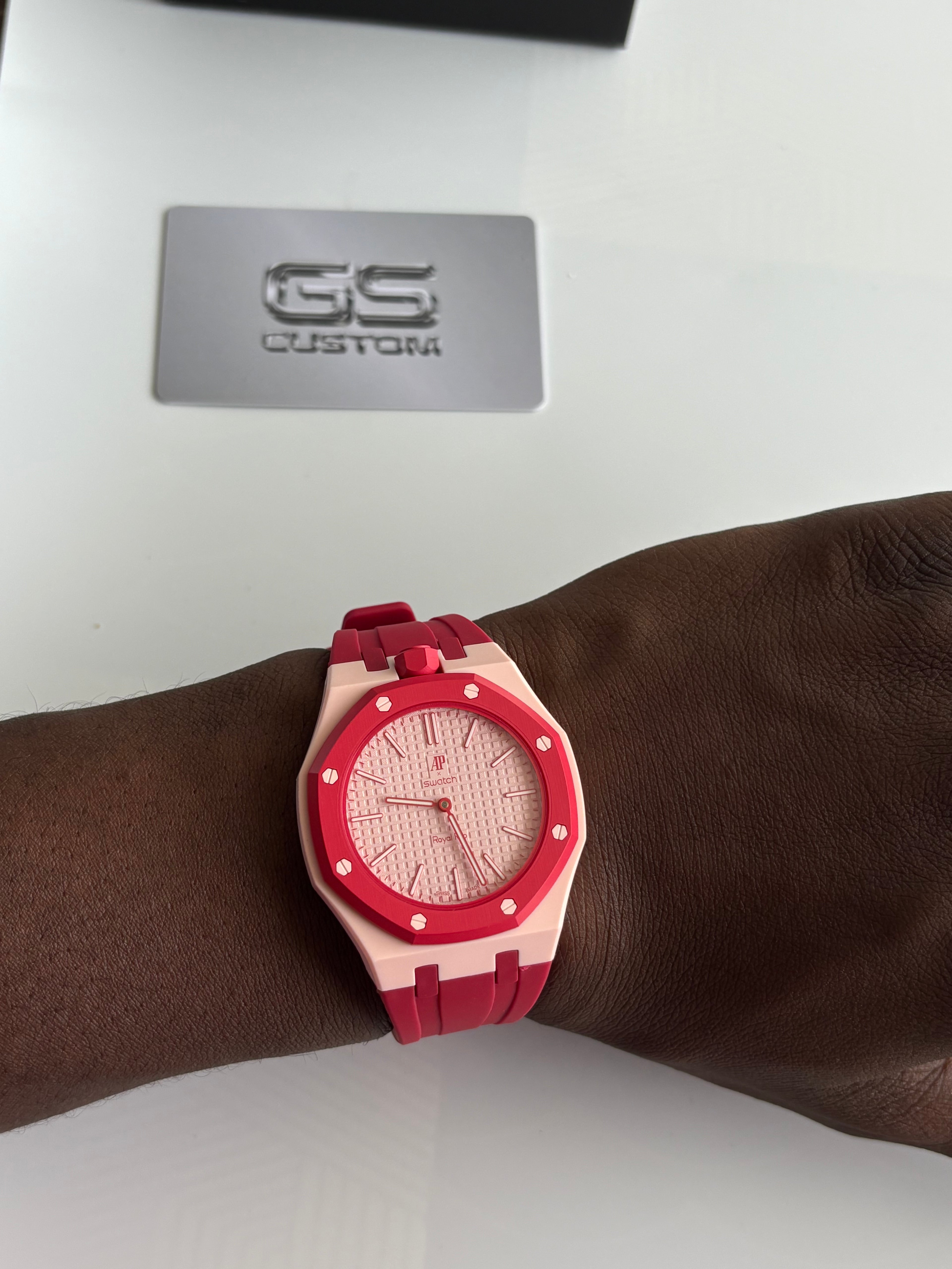 SWATCH X AP Custom : Royal Pop OTTO ROSSO