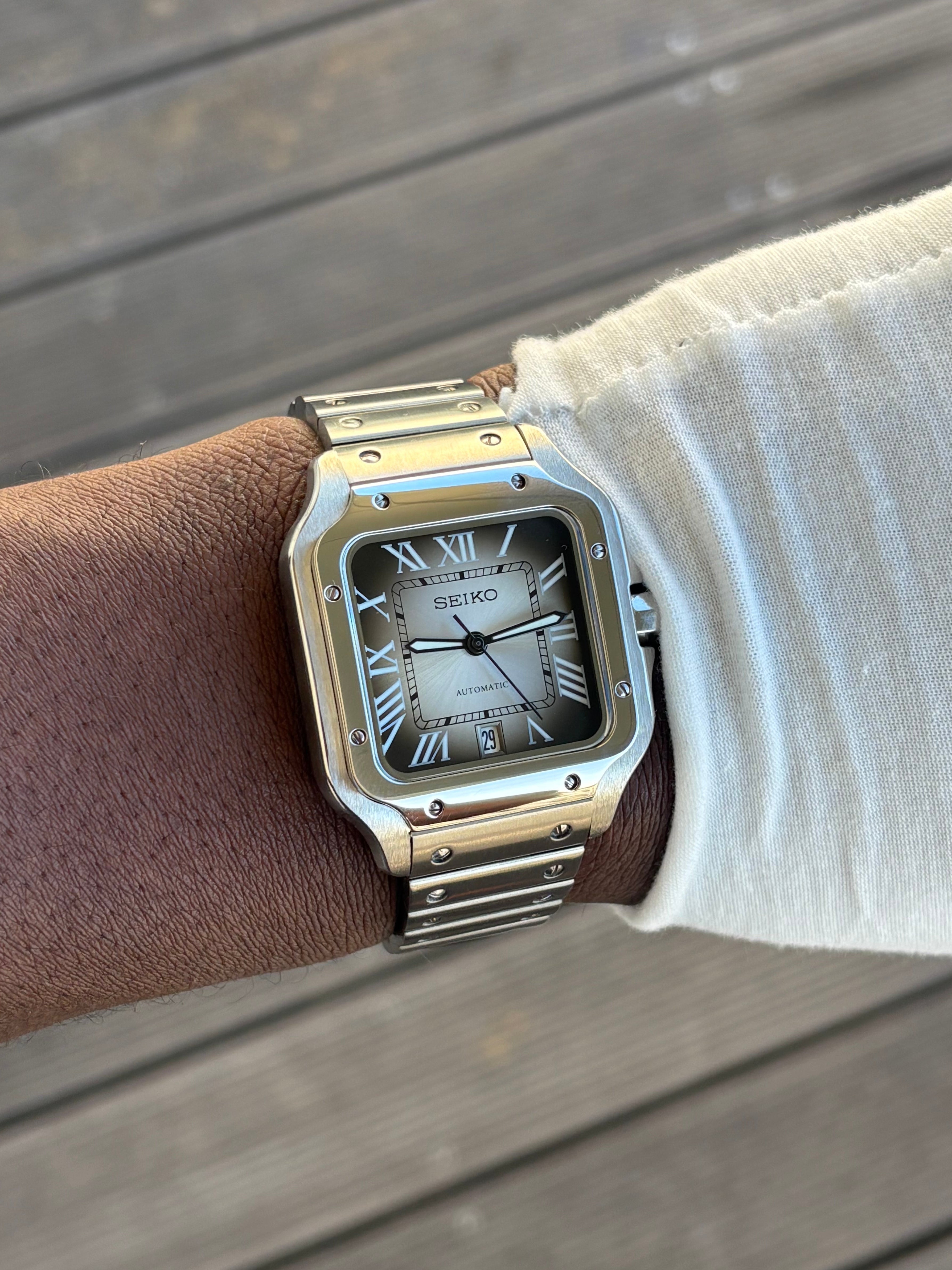Seiko Mod Santos | Silver