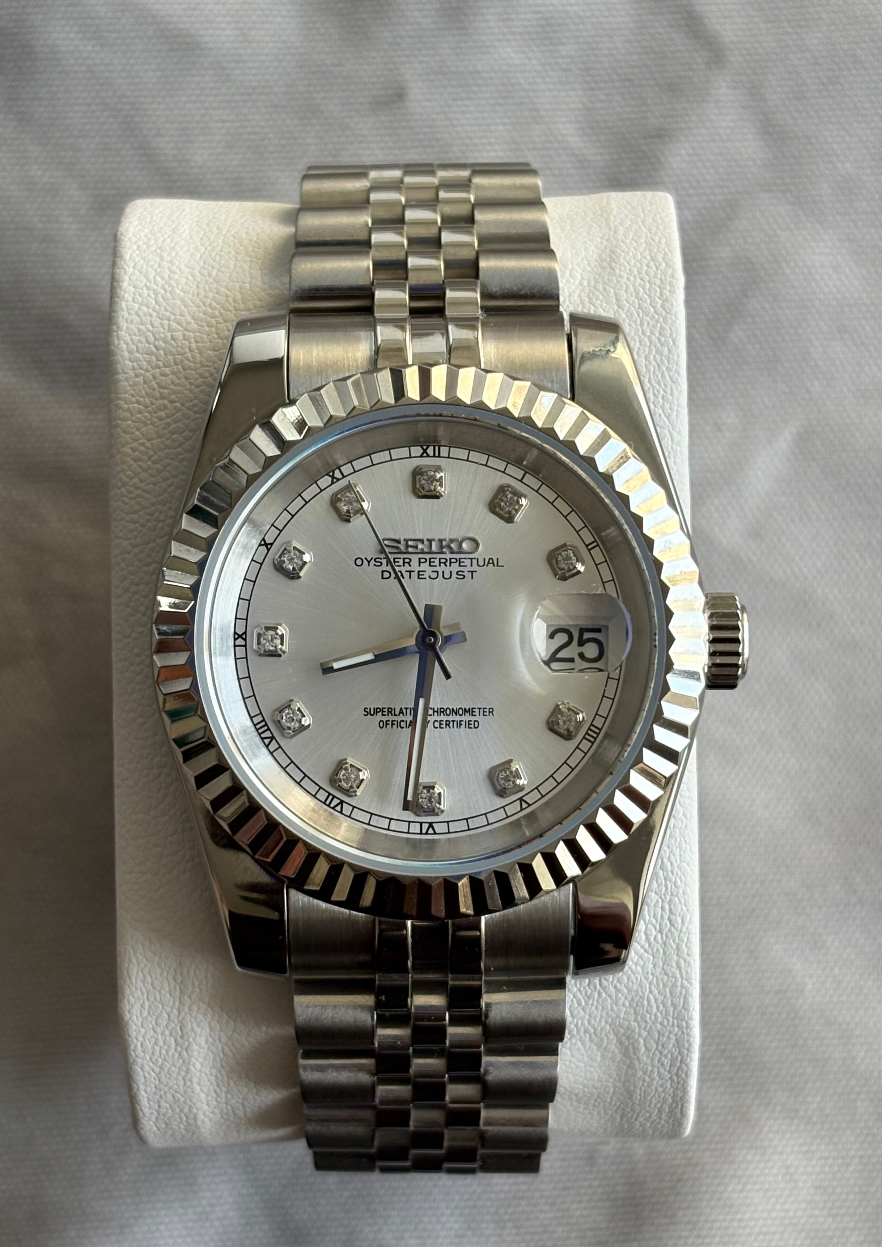 Seiko Mod Datejust | Index Diamants