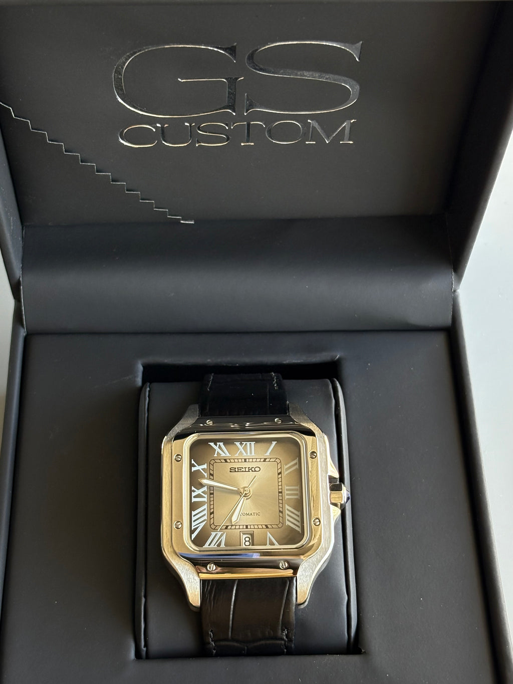 Seiko Mod Santos Python | Gris