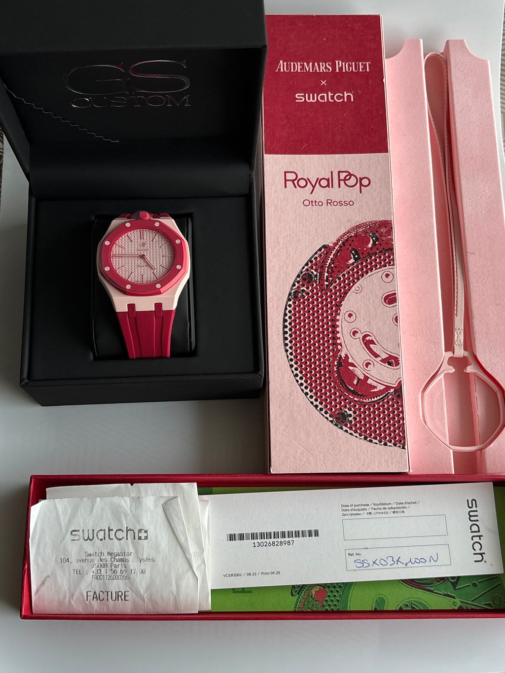 SWATCH X AP Custom : Royal Pop OTTO ROSSO