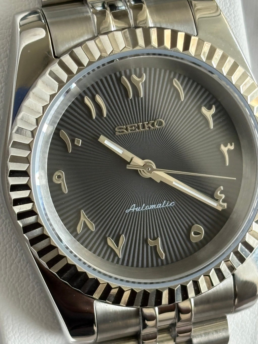 Seiko Mod Datejust Arabic | Black