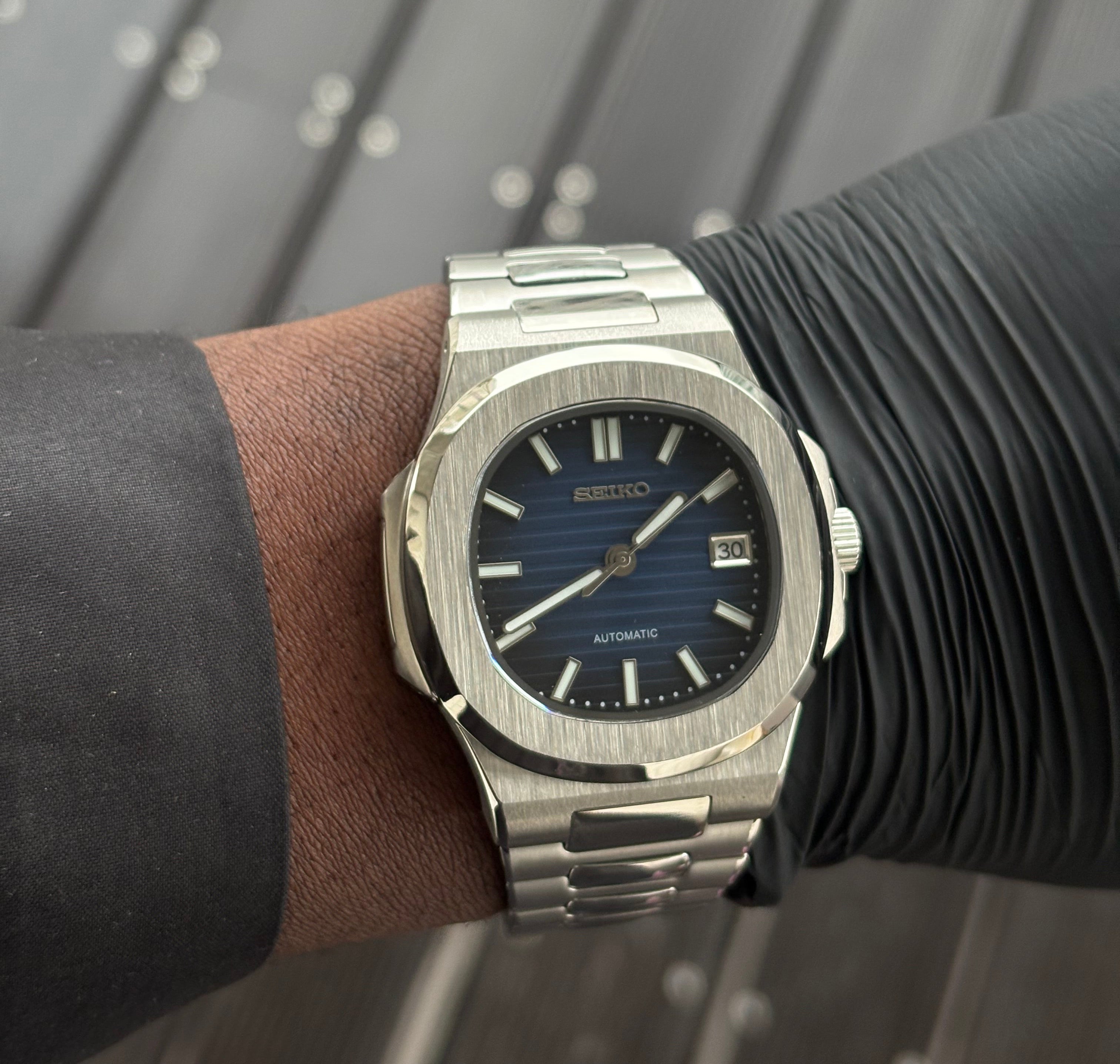Seiko Mod Nautilus | Bleu Marine