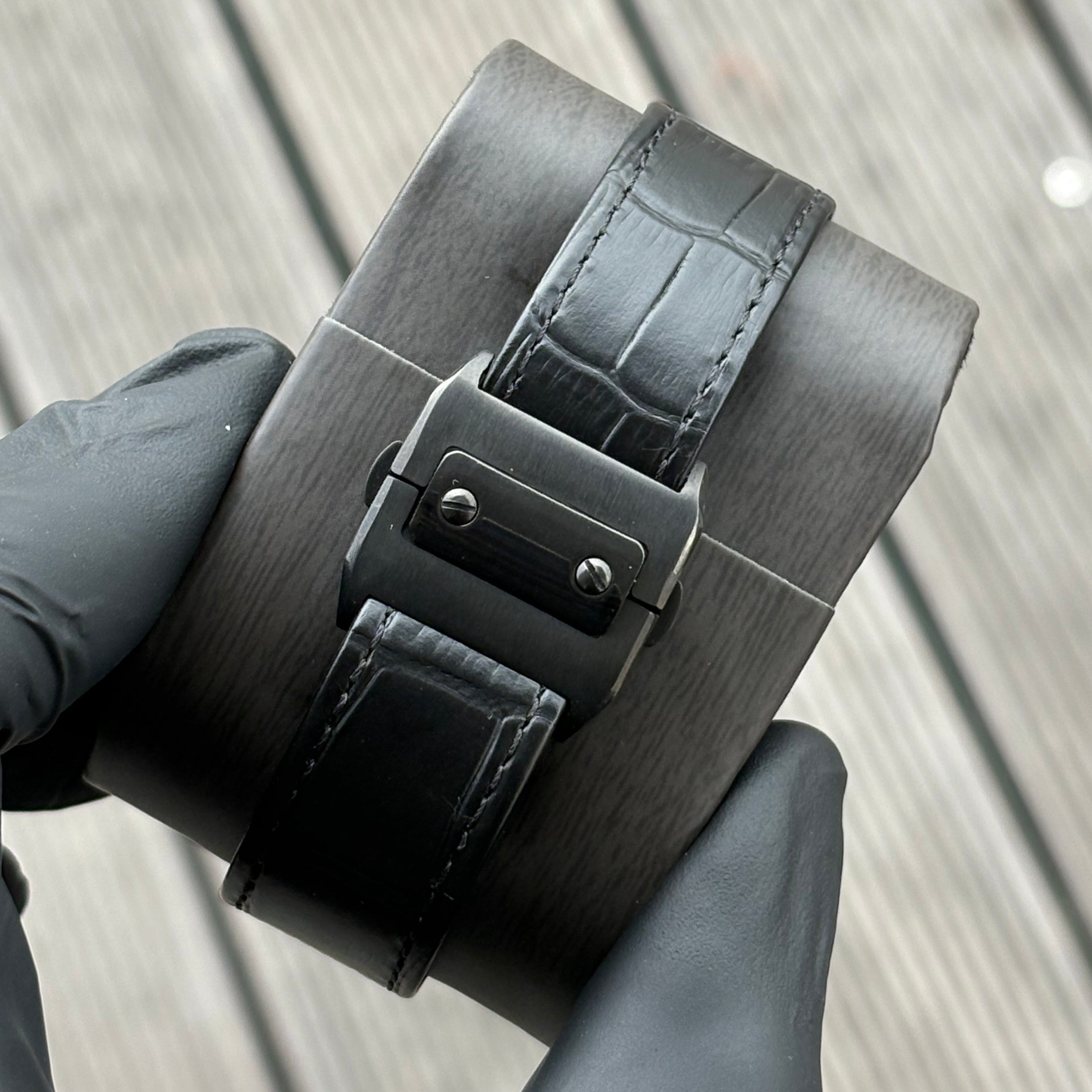 Seiko Mod Santos | Black Python