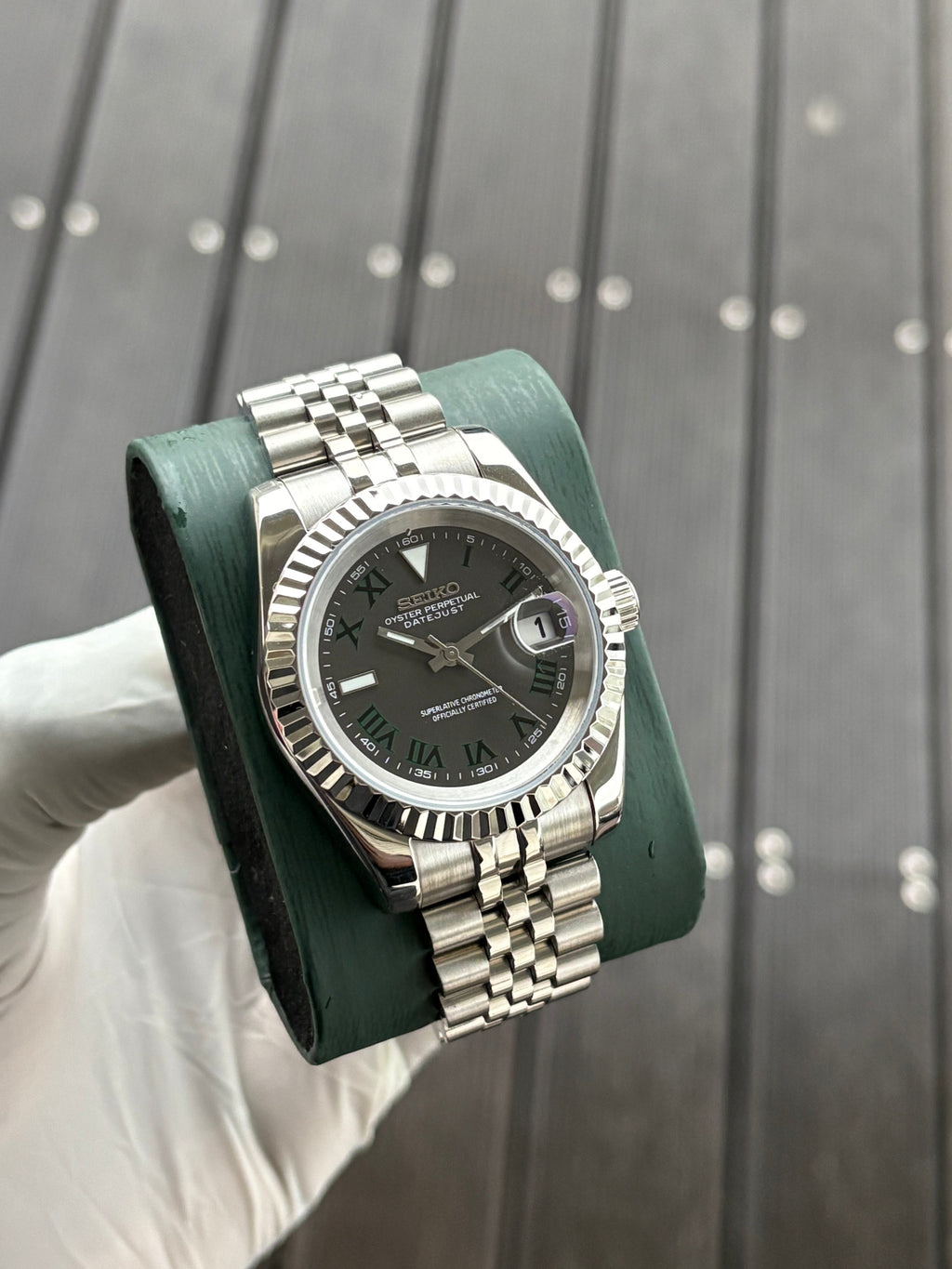 Seiko Mod Datejust | Wimbledon