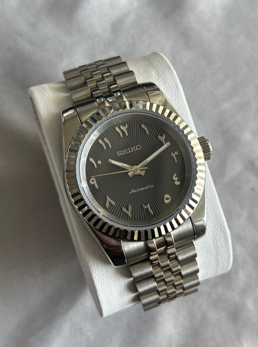 Seiko Mod Datejust Arabic | Black