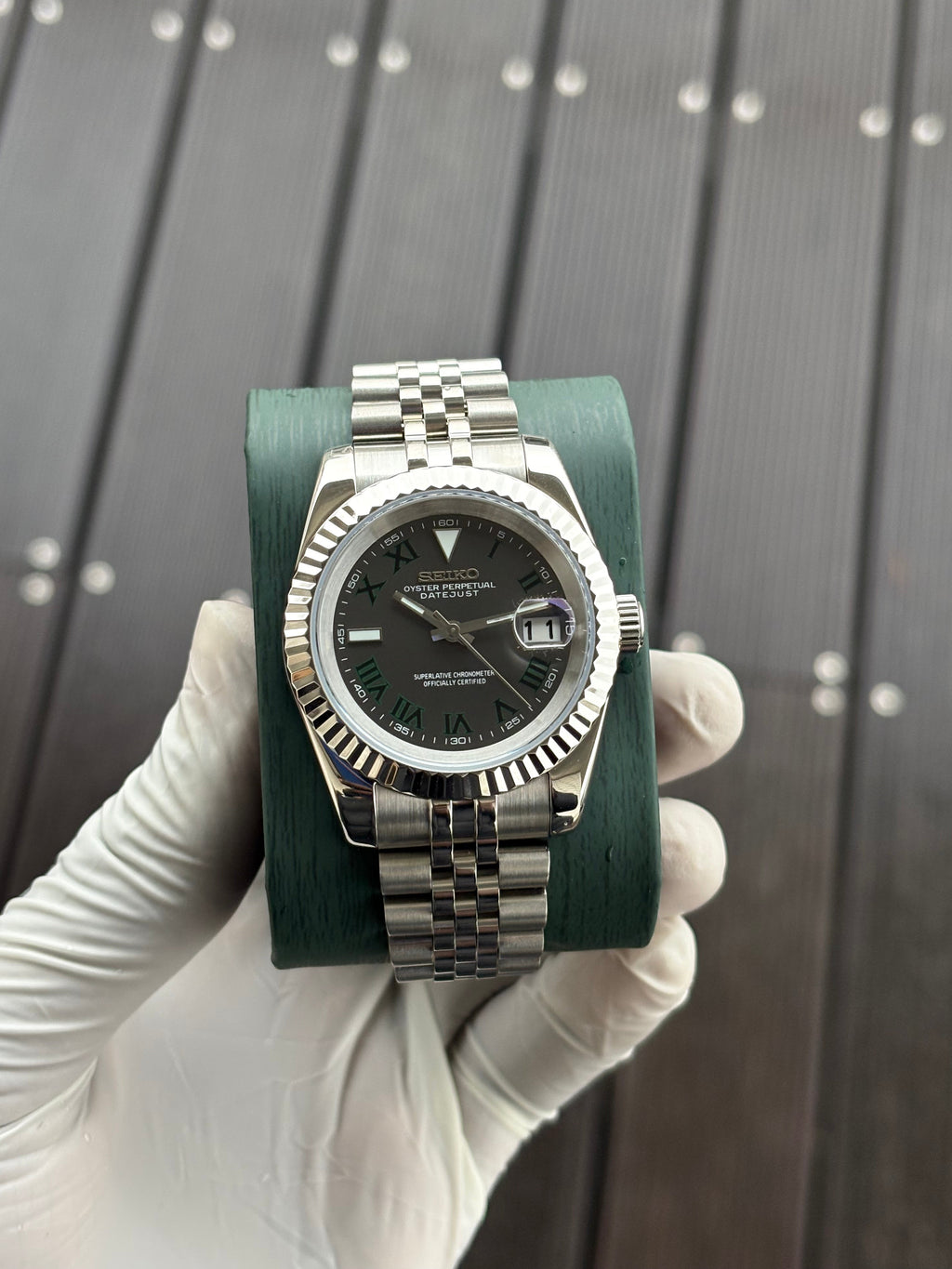 Seiko Mod Datejust | Wimbledon