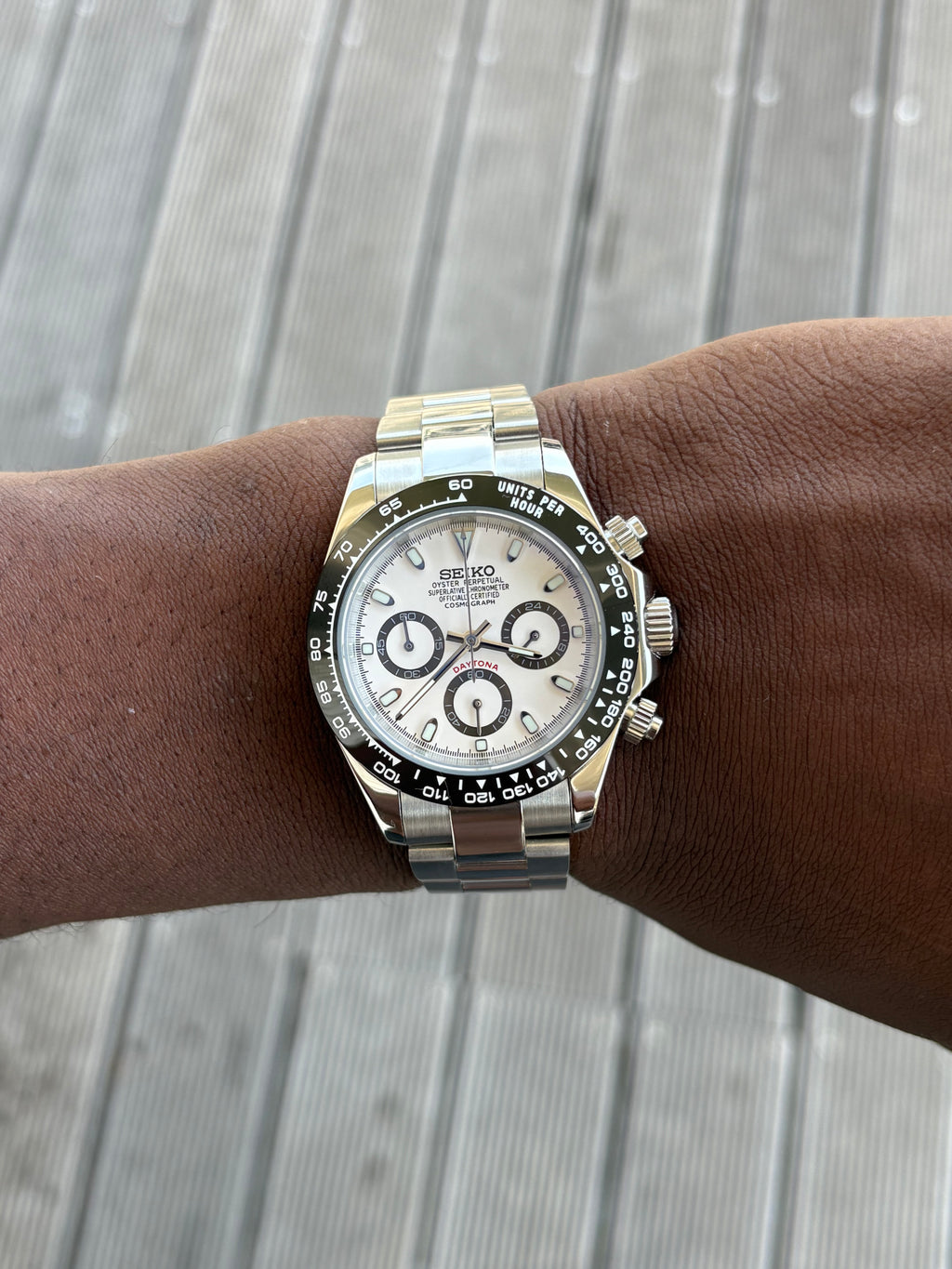 Seiko Mod Daytona  | Panda
