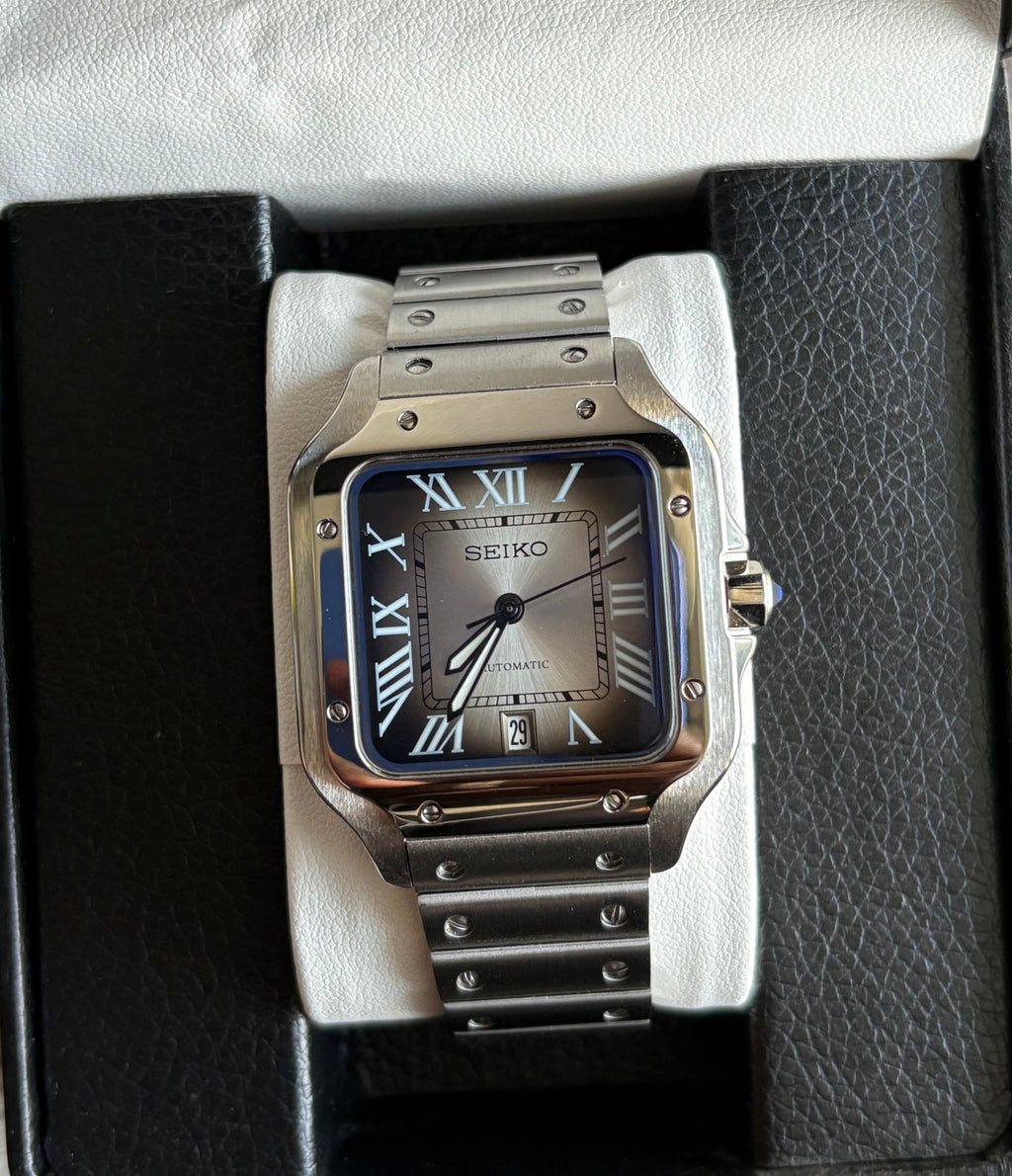 Seiko Mod Santos | Silver