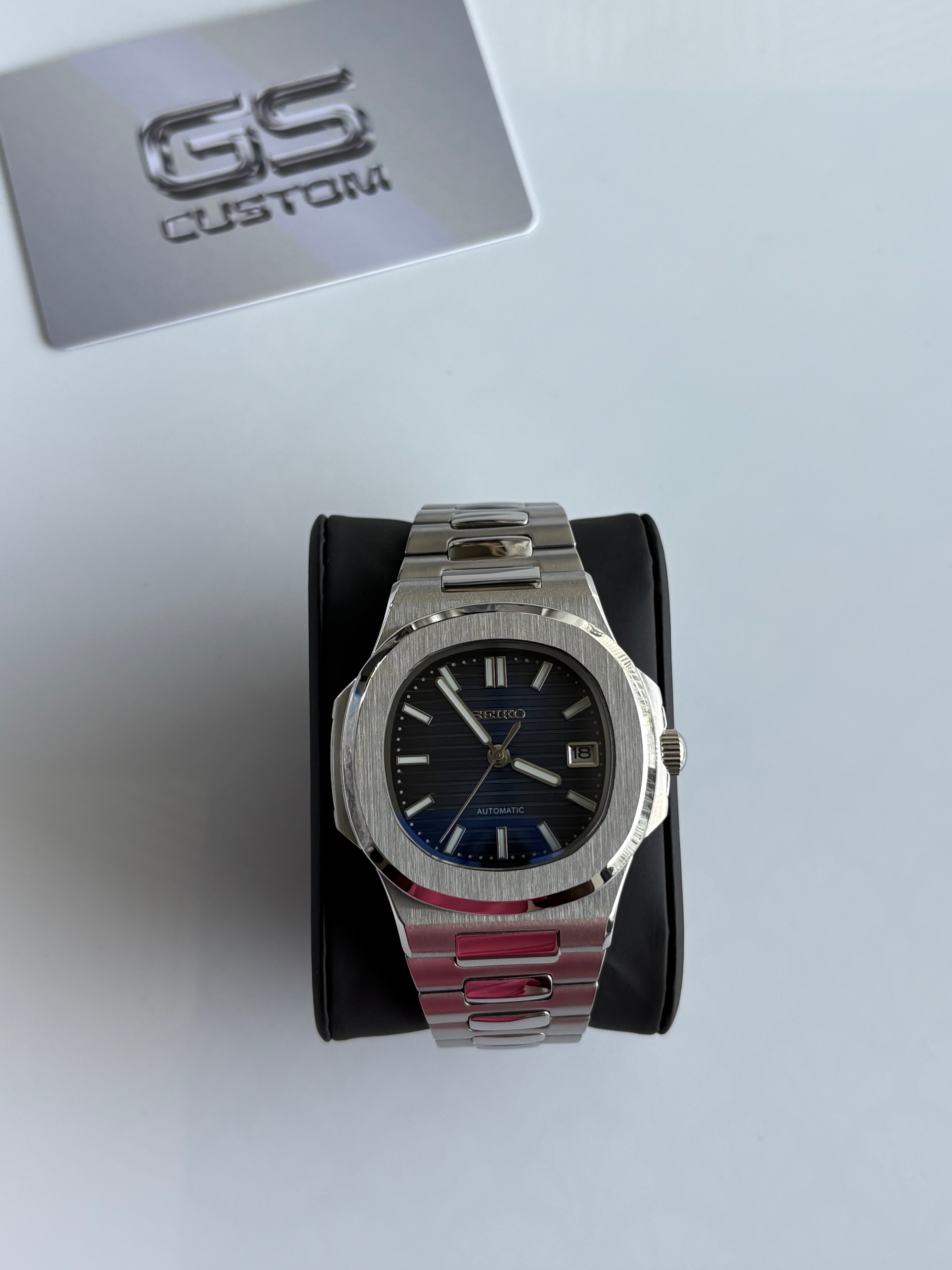 Seiko Mod Nautilus | Bleu Marine
