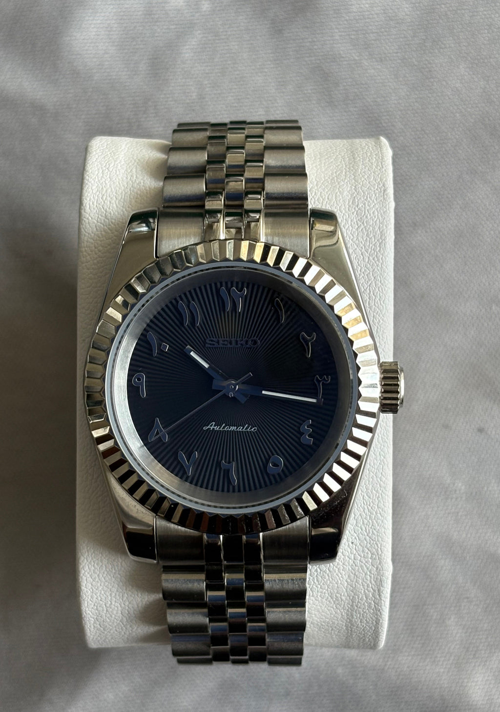 Seiko Mod Datejust Arabic | Black