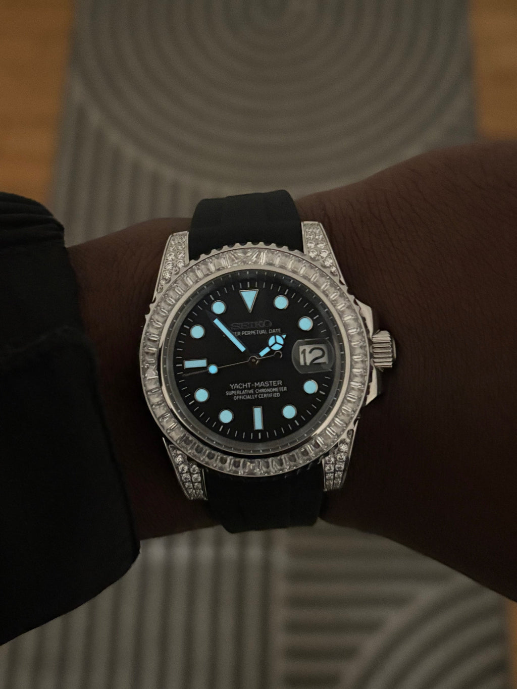 Seiko Mod Yacht-Master | Black VVS