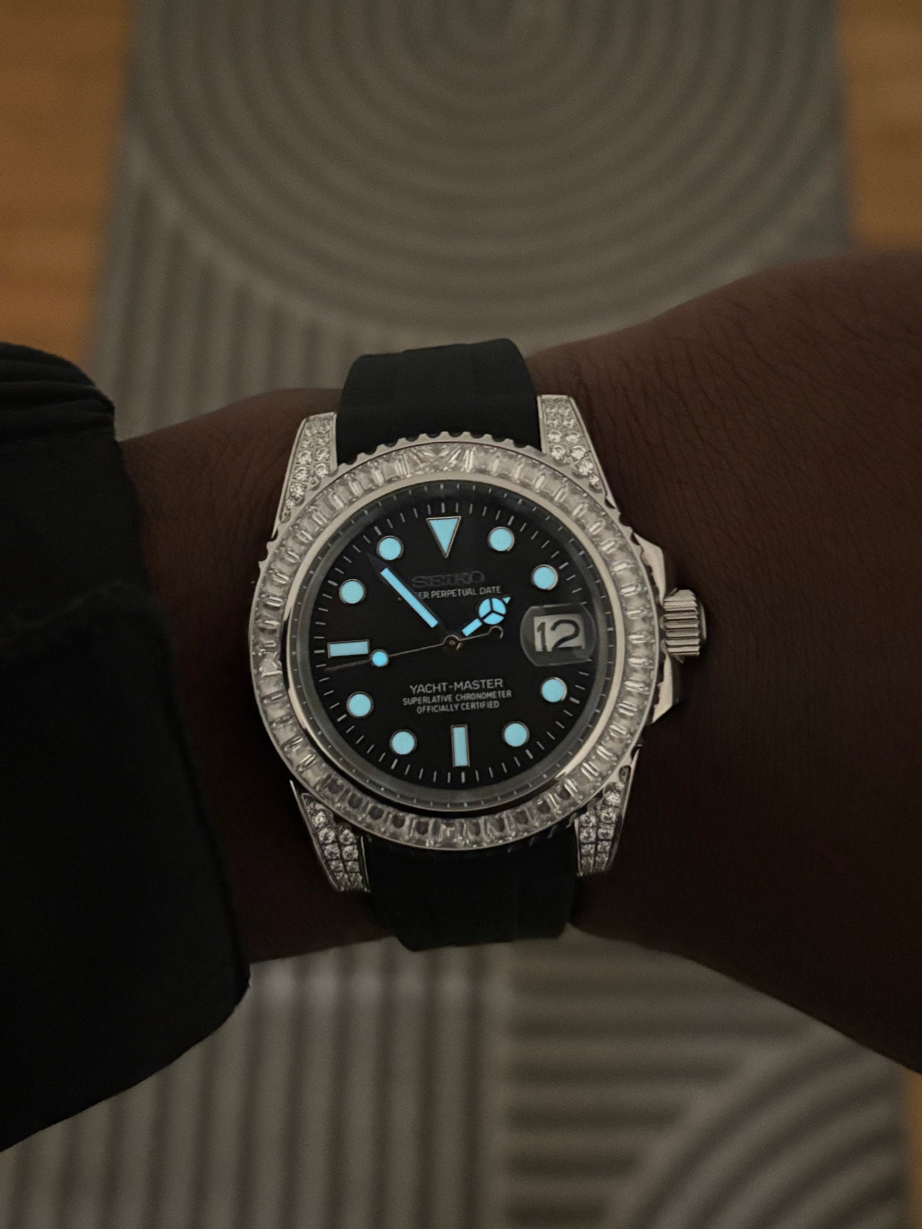 Seiko Mod Yacht-Master | Black VVS