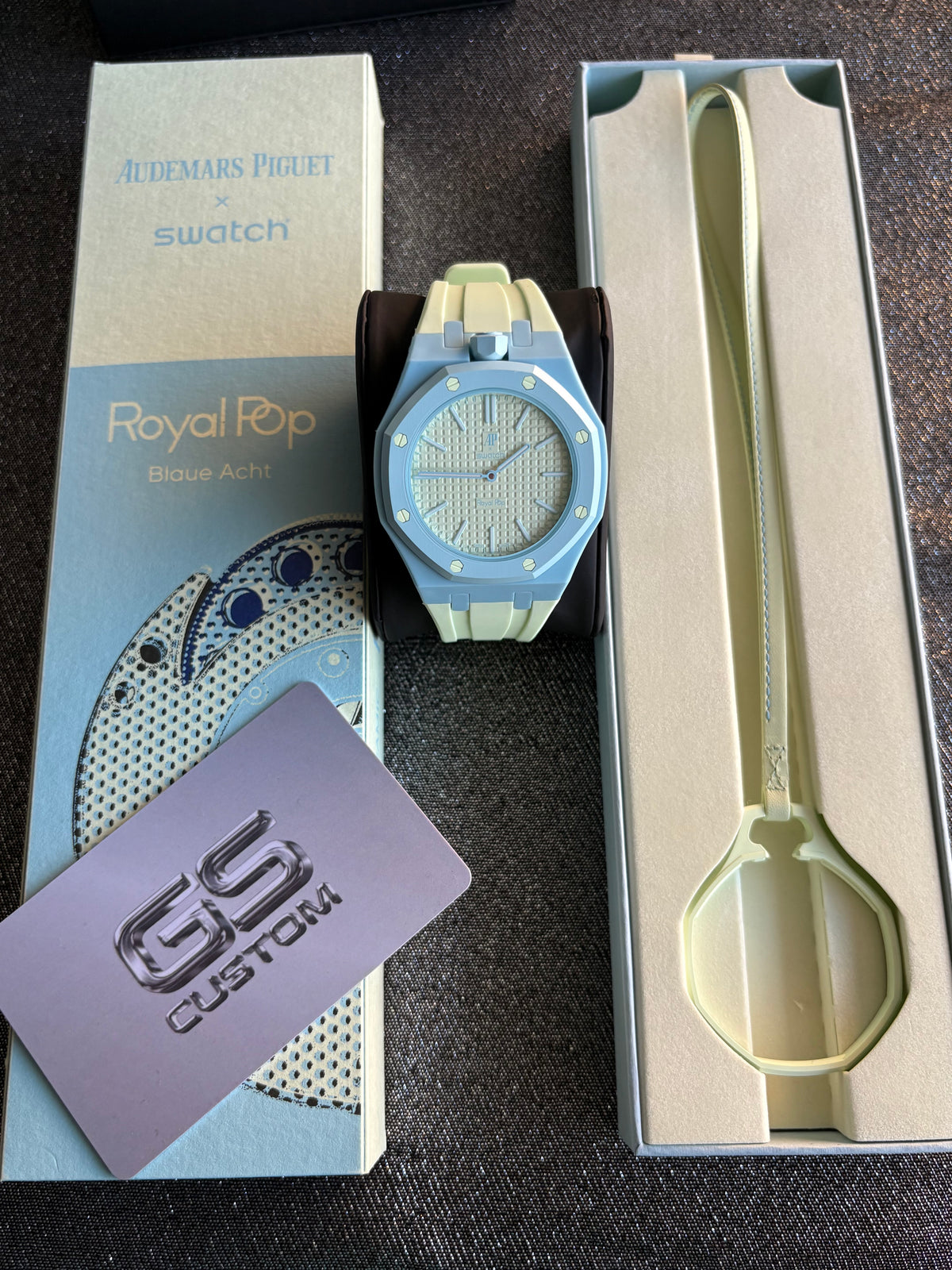 SWATCH X AP ROYAL POP CUSTOM | BLAUE ACHT