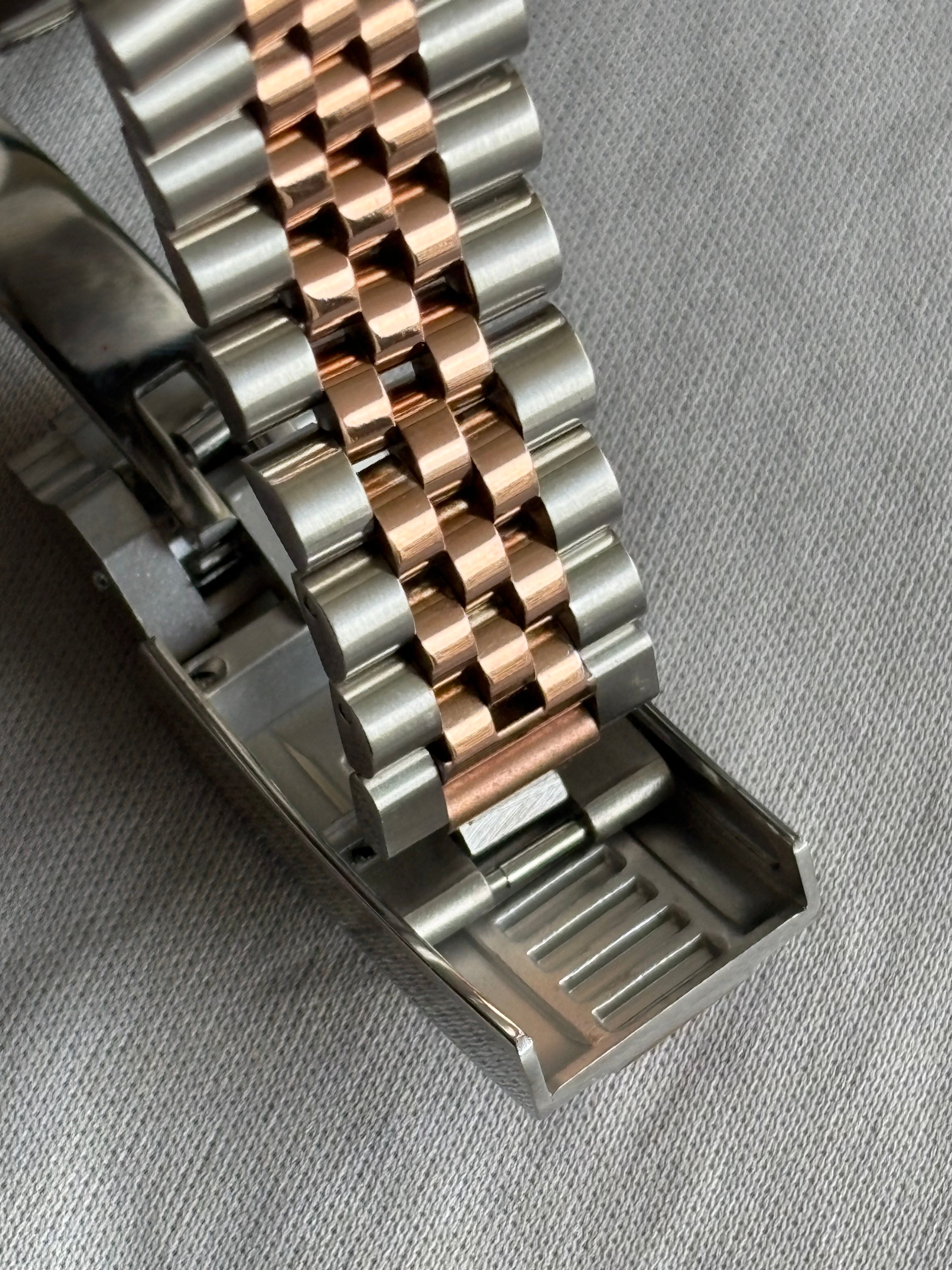Seiko Mod Datejust | Bicolore Or Rose