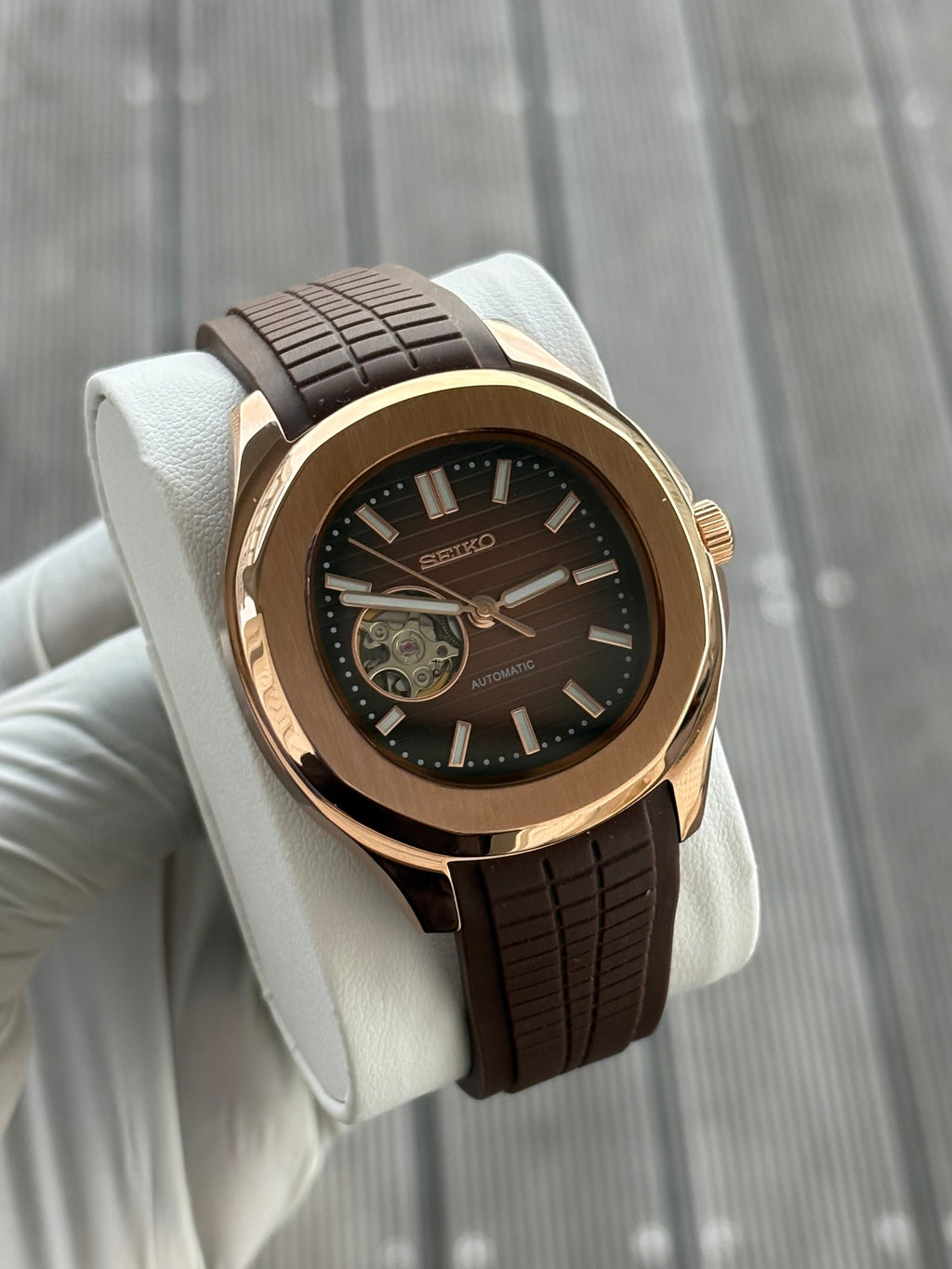 Seiko Mod Aquanaut | Or Rose