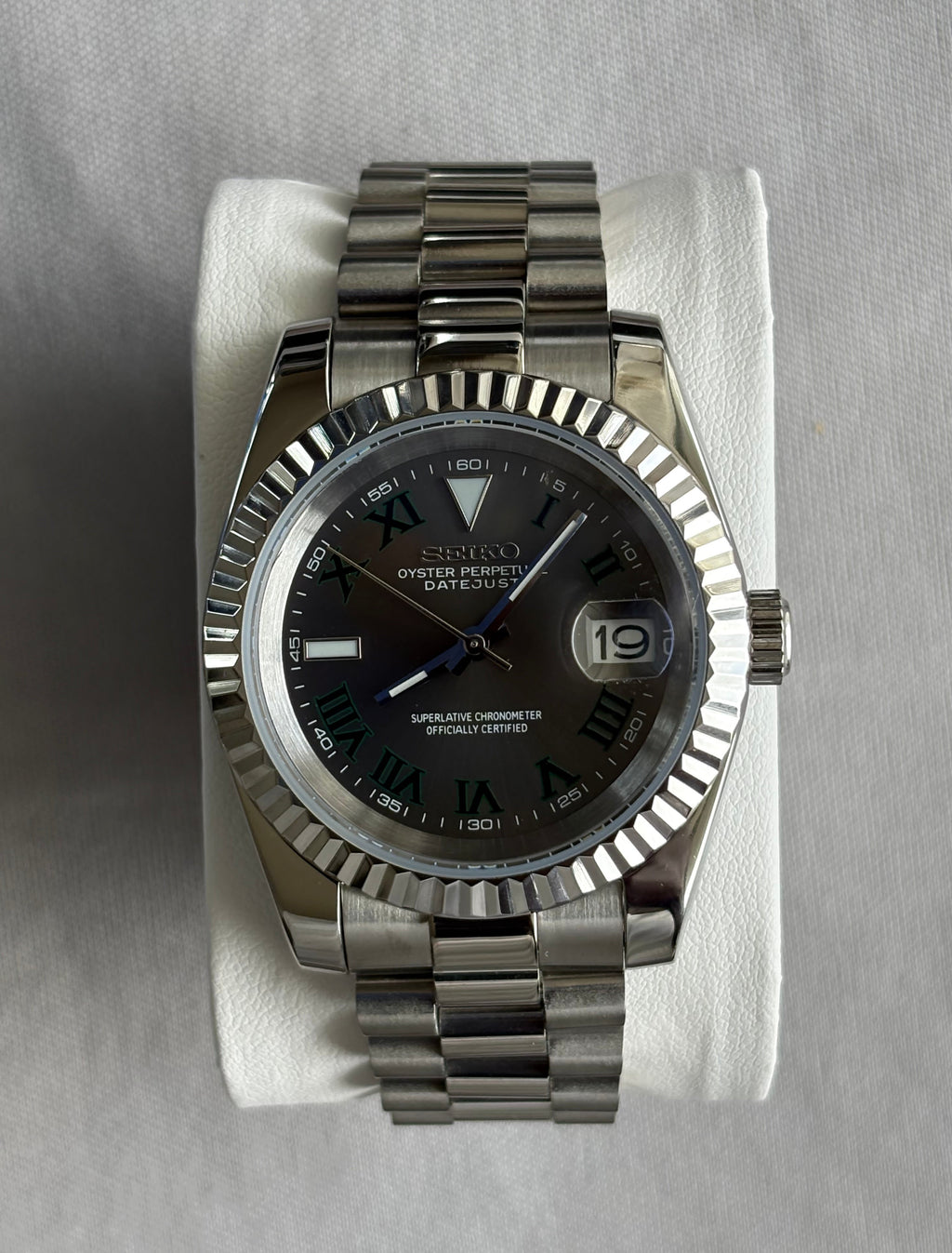 Seiko Mod Datejust | Wimbledon Présidentielle