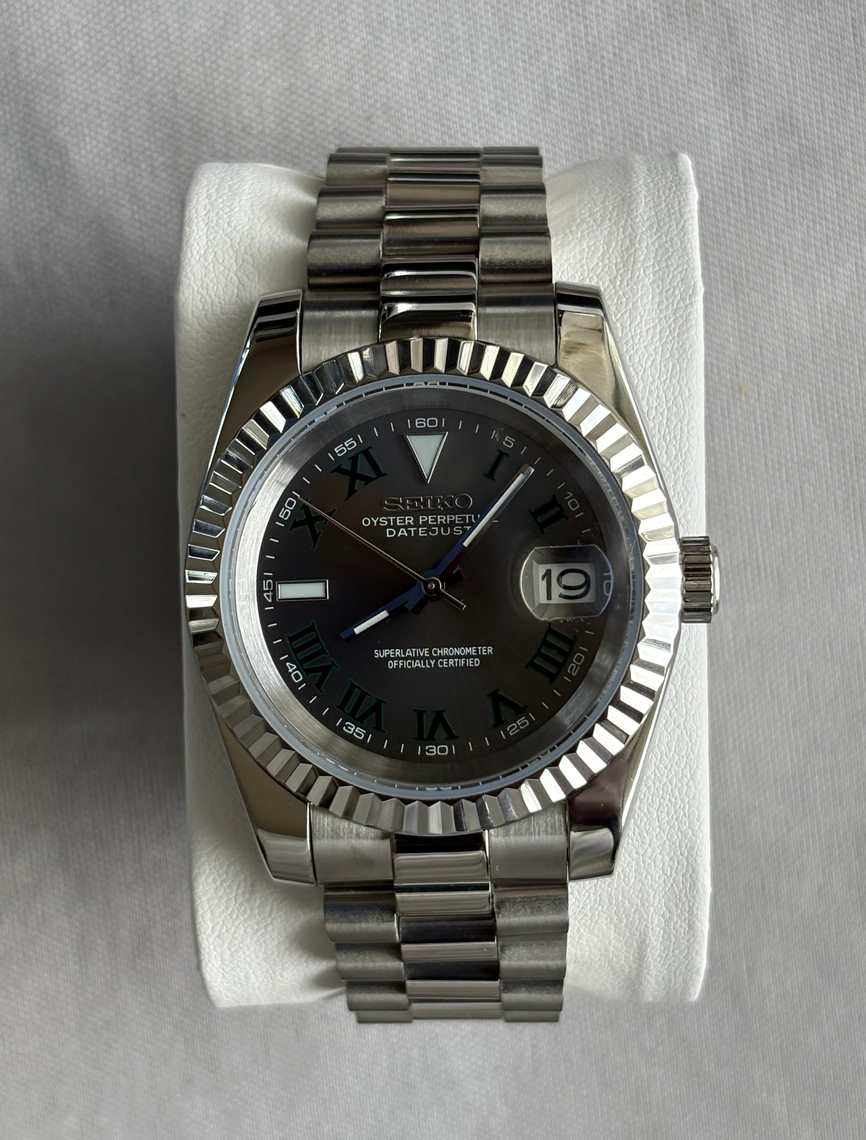 Seiko Mod Datejust | Wimbledon Présidentielle