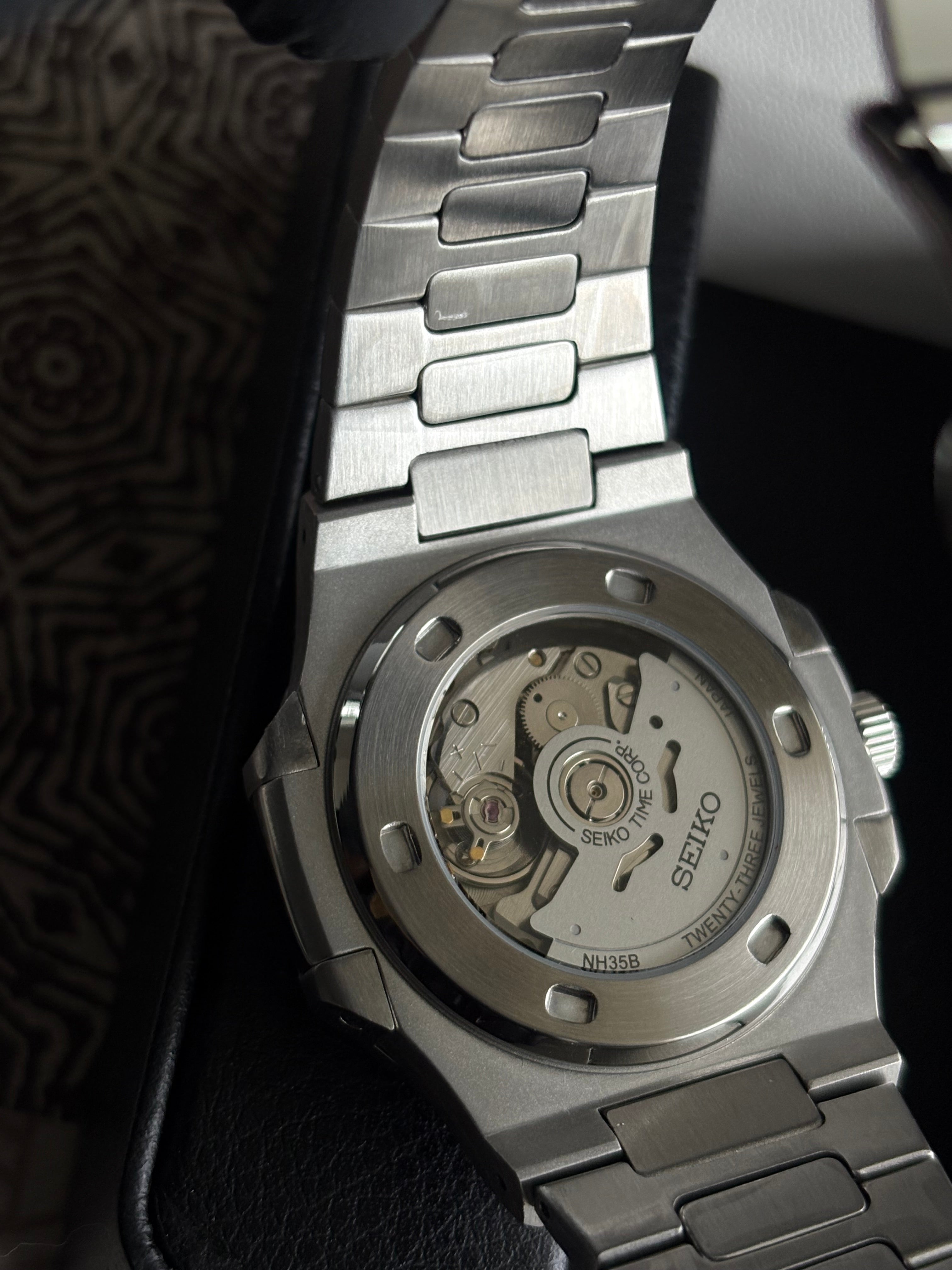 Seiko Mod Nautilus | Bleu Marine