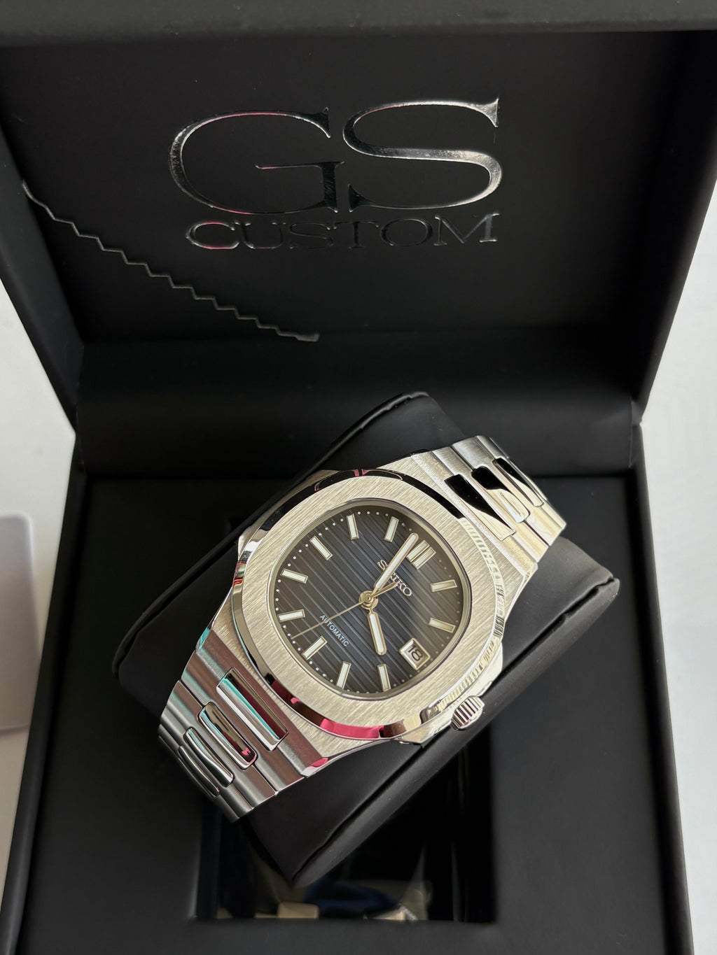 Seiko Mod Nautilus | Bleu Marine
