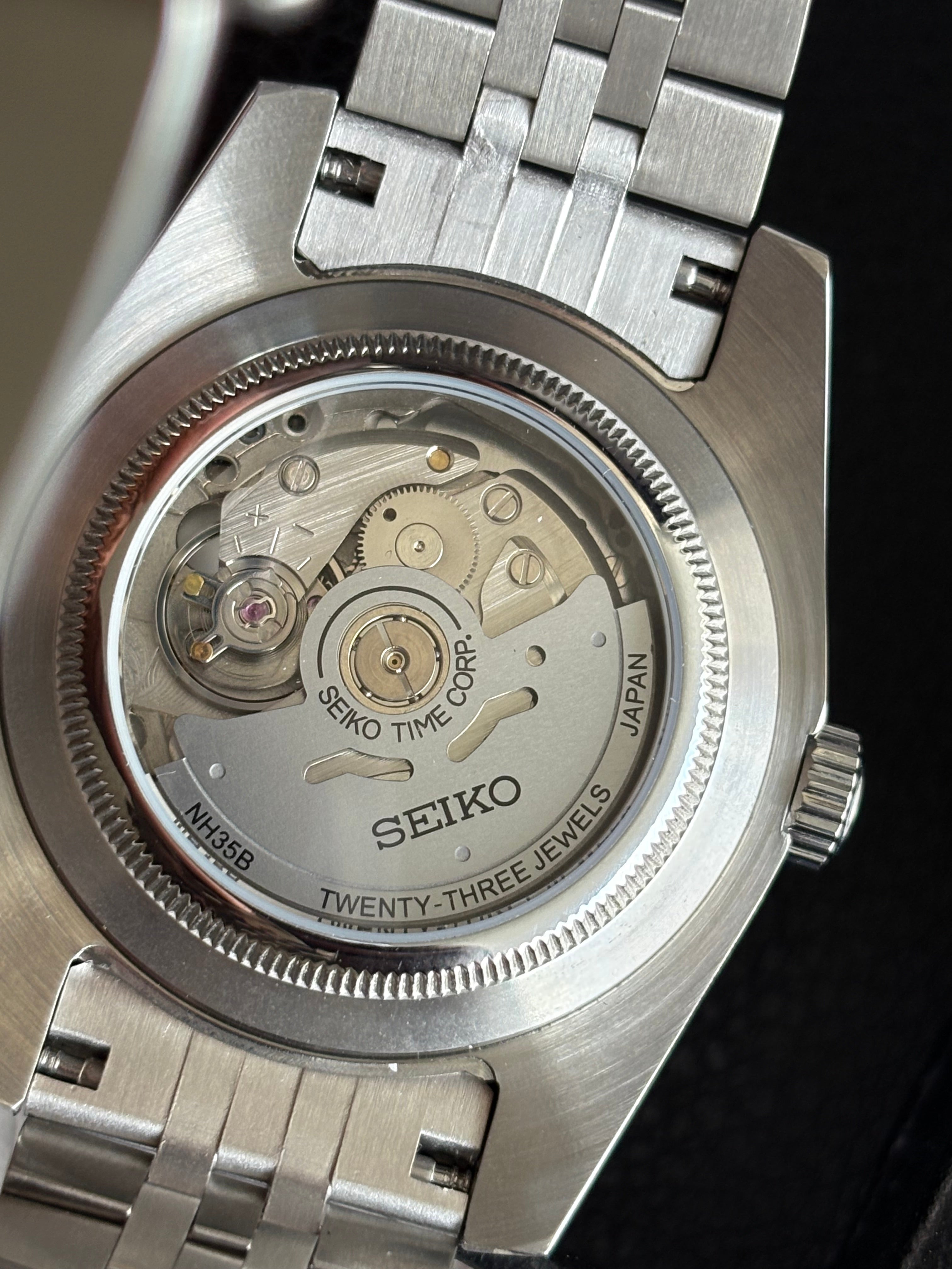 Seiko Mod Datejust | Olive