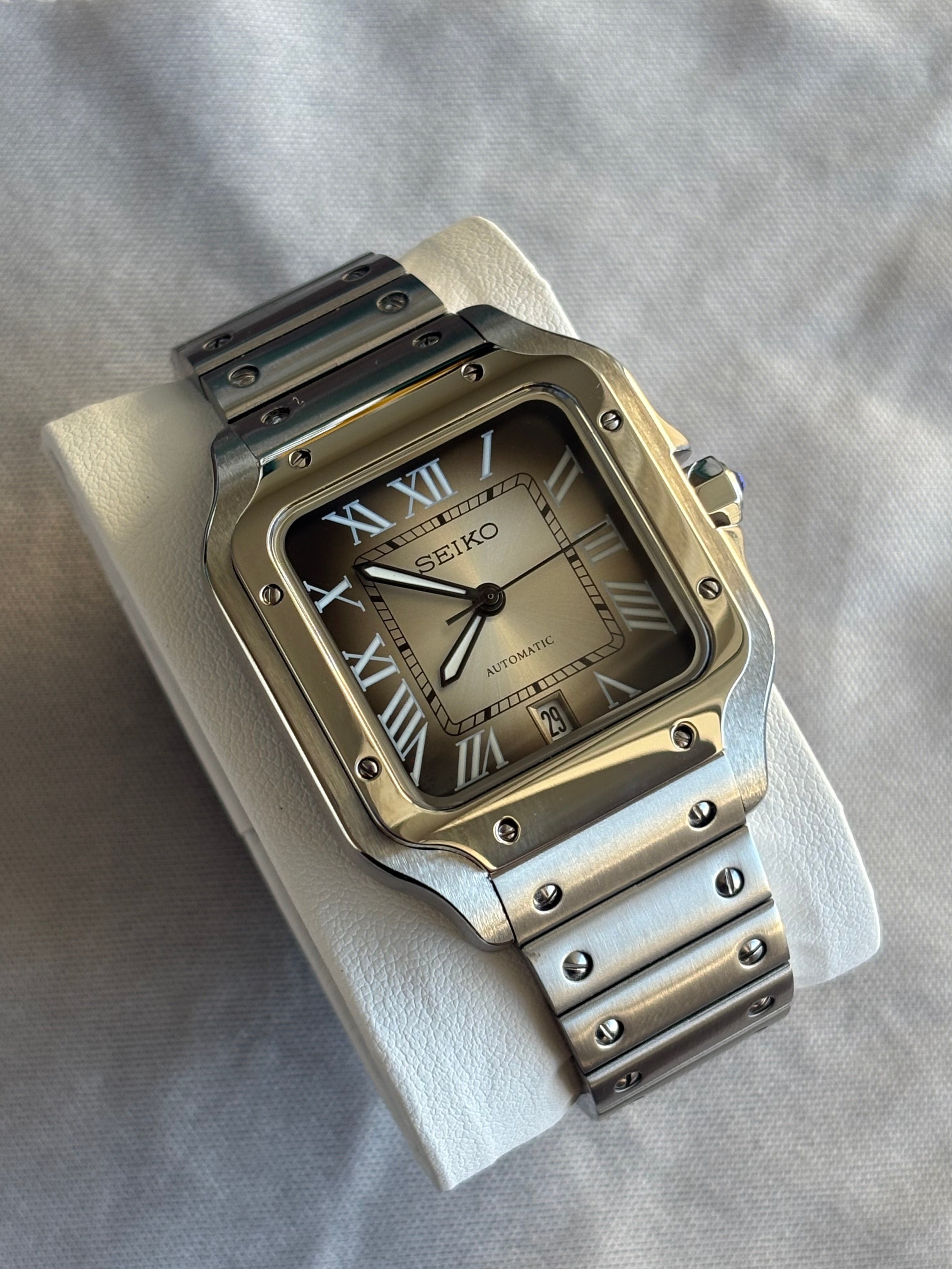 Seiko Mod Santos | Silver
