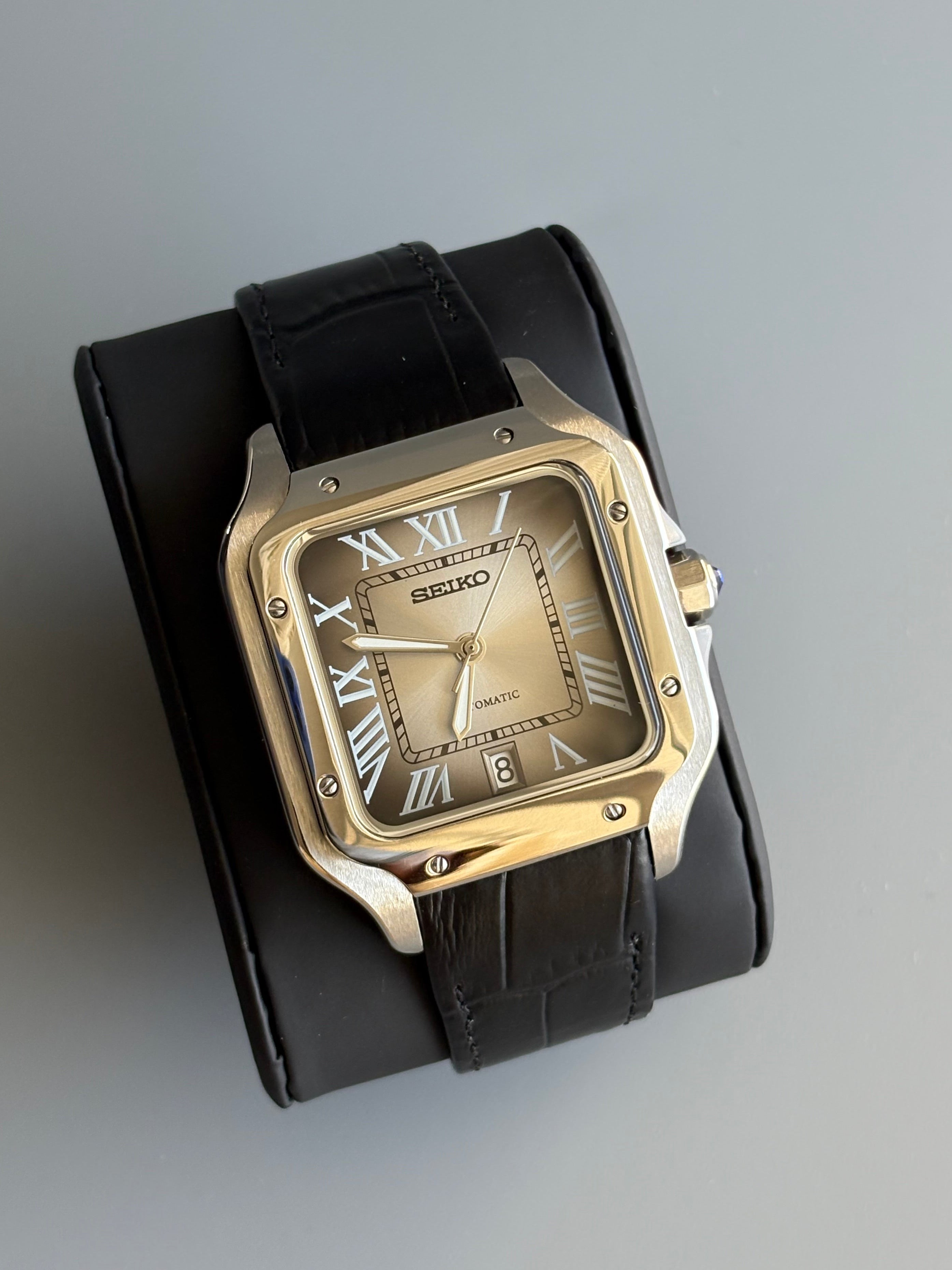Seiko Mod Santos Python | Gris