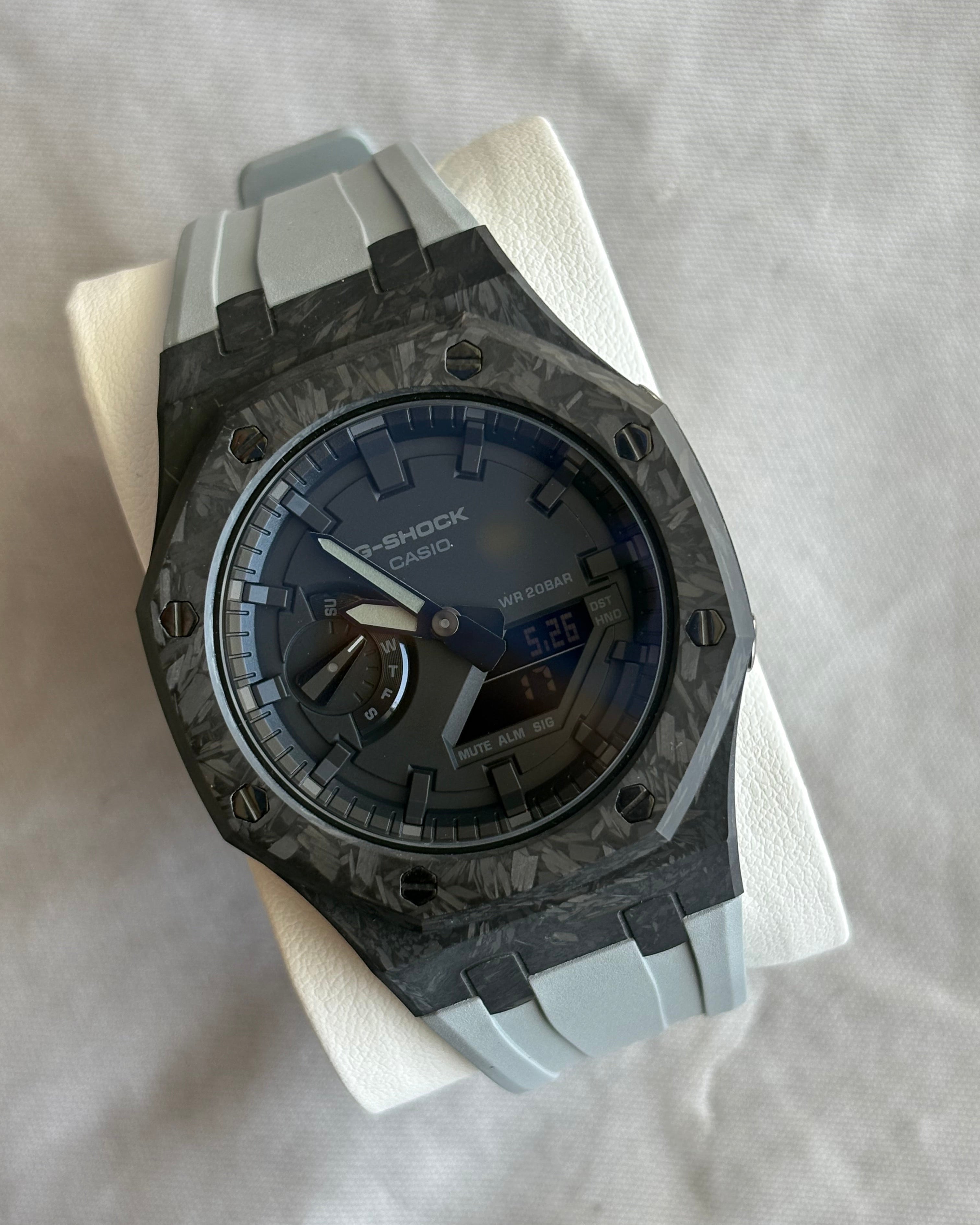 G-Shock Custom | Grey Carbone 1A1