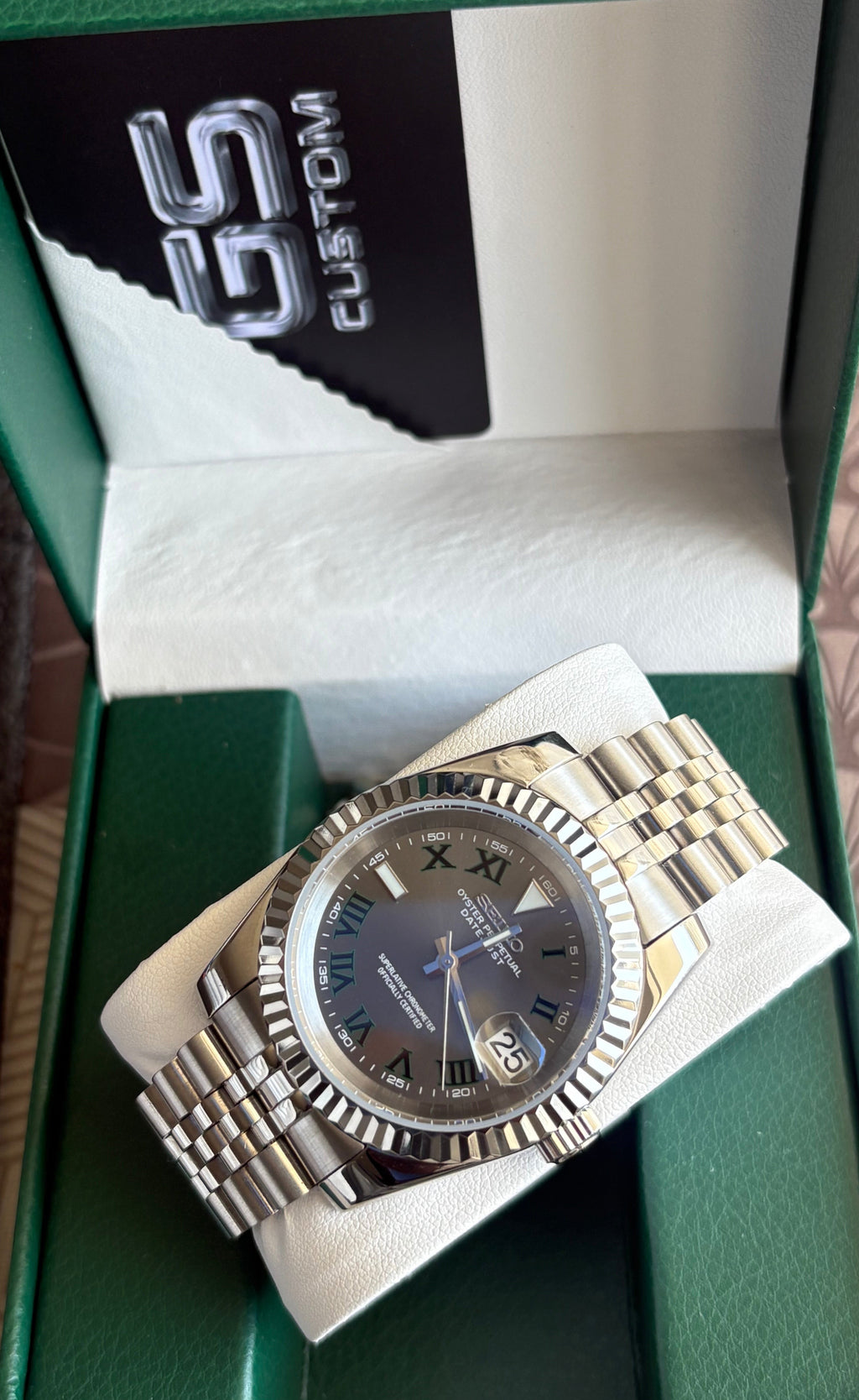 Seiko Mod Datejust | Wimbledon