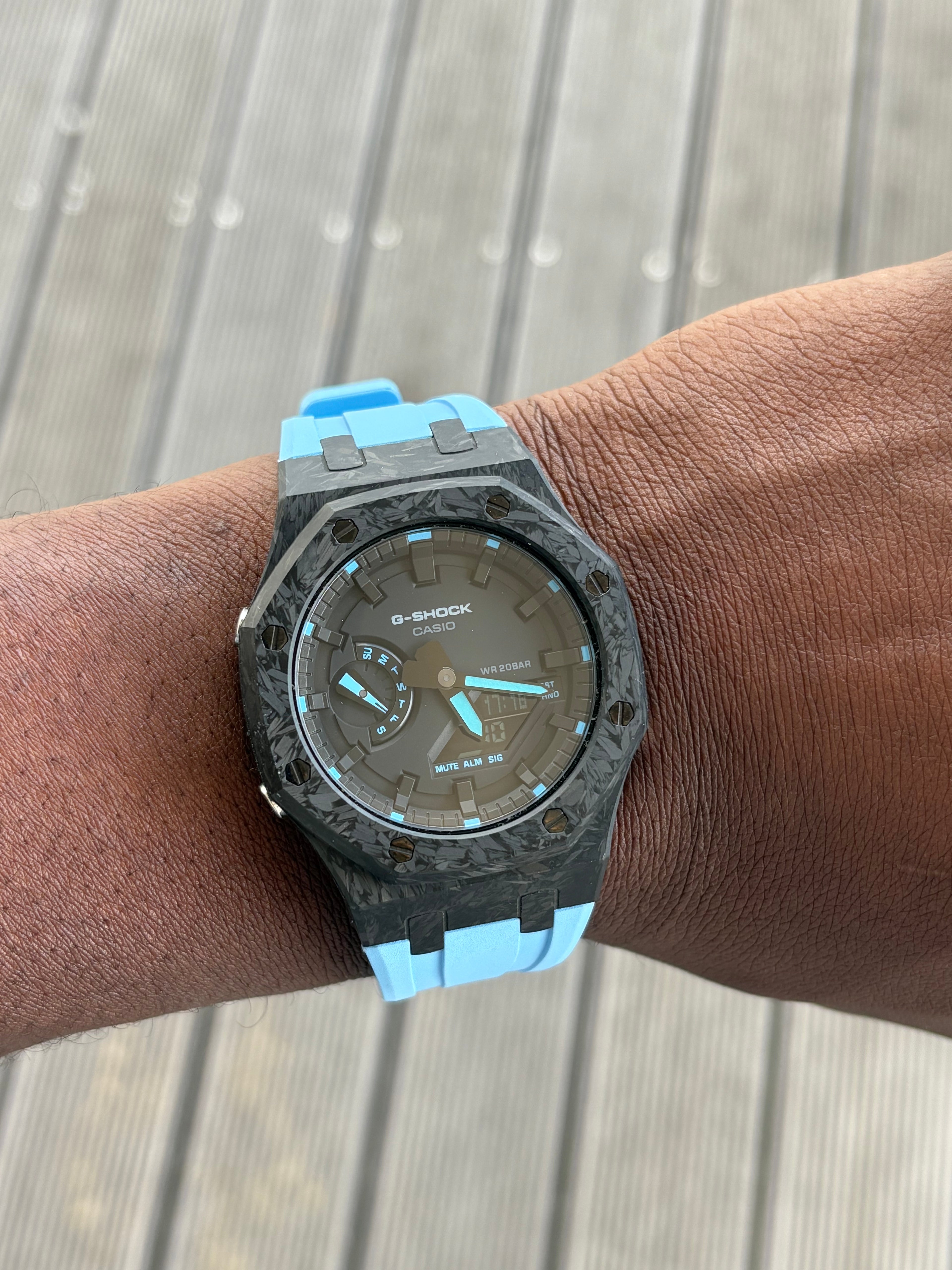 G-Shock Custom | Carbone SKY BLUE 1A2