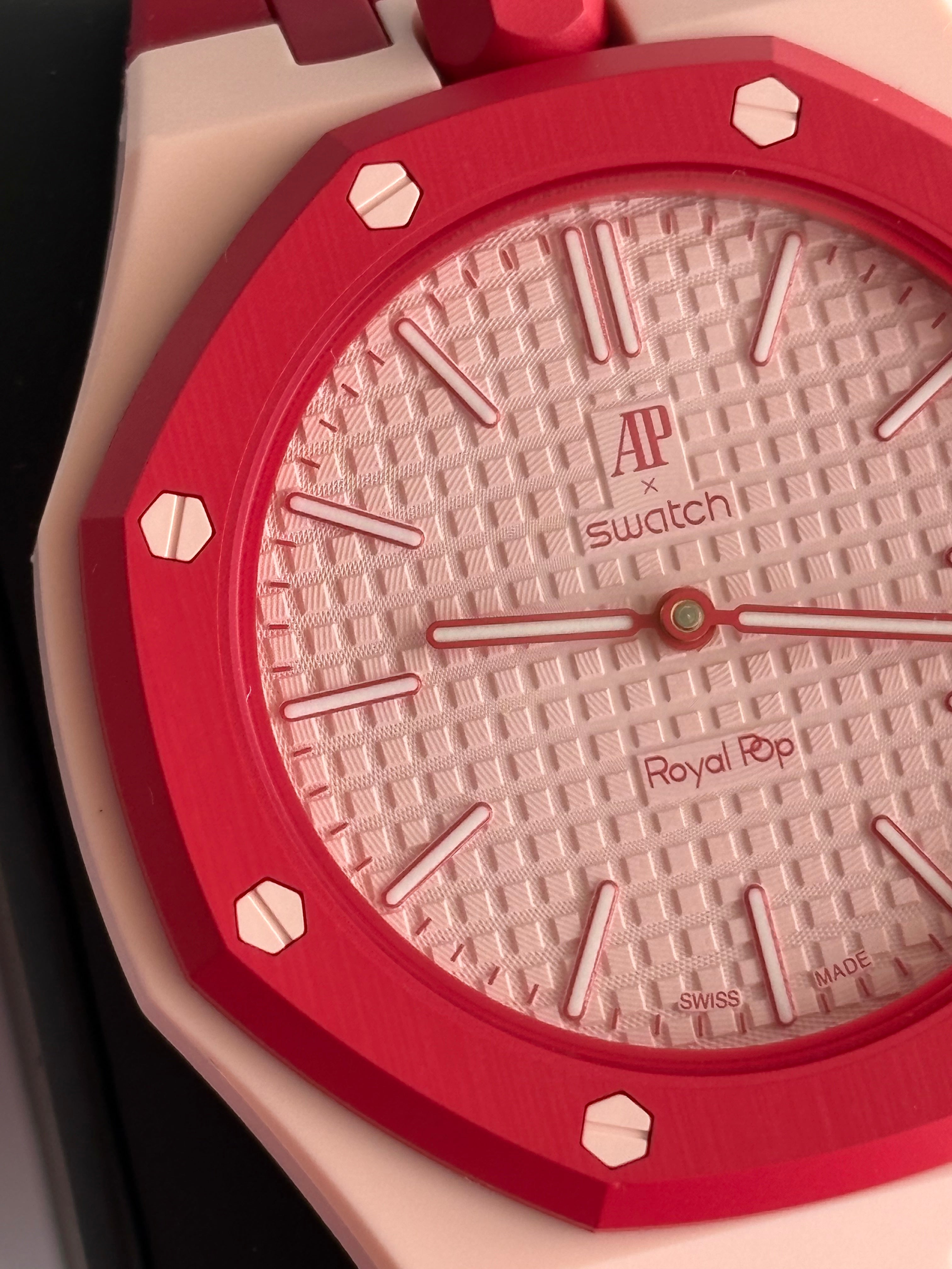 SWATCH X AP Custom : Royal Pop OTTO ROSSO